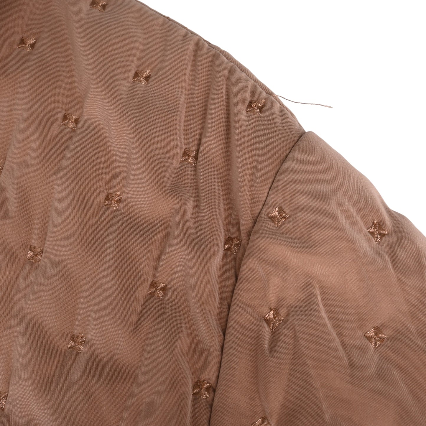 Hooded coat, cotton, beige, 42