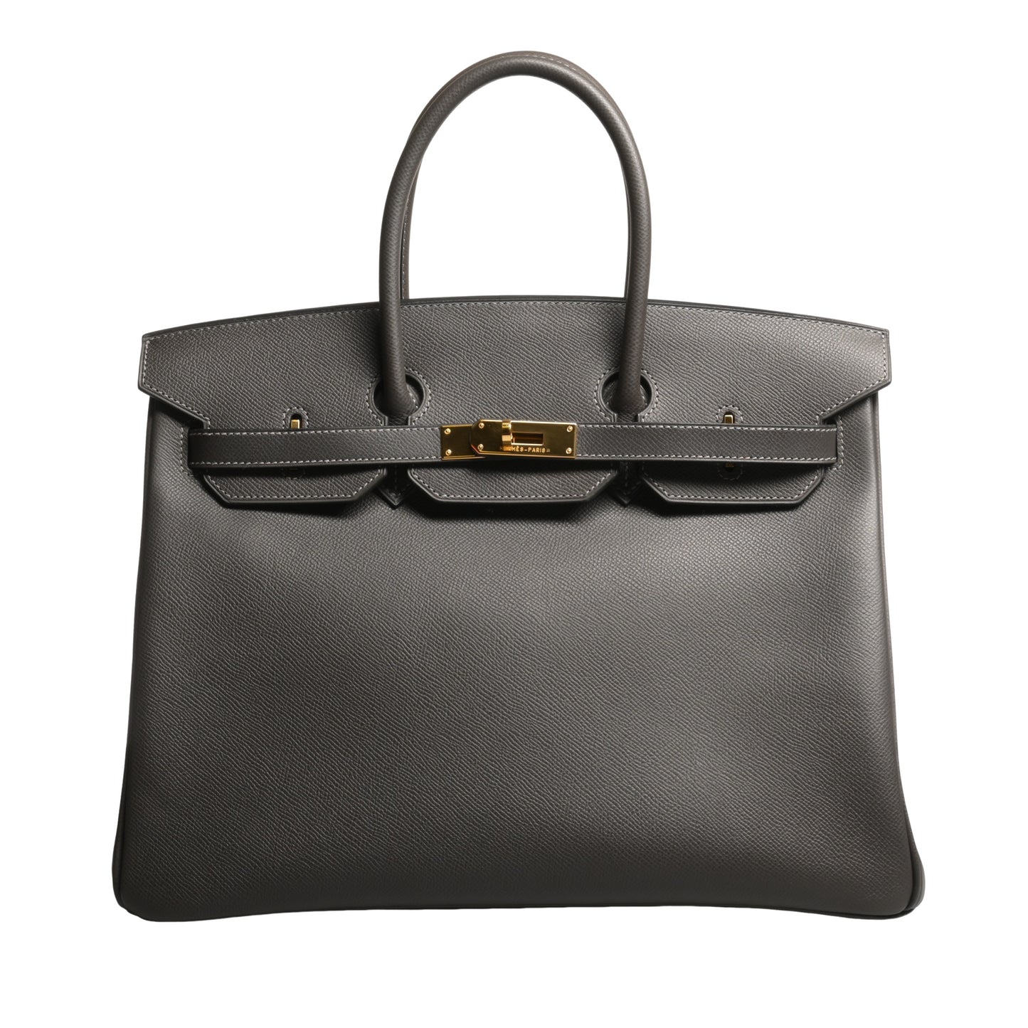 HERMES バーキン35 ヴォーエプソン グラファイト GP □J刻印