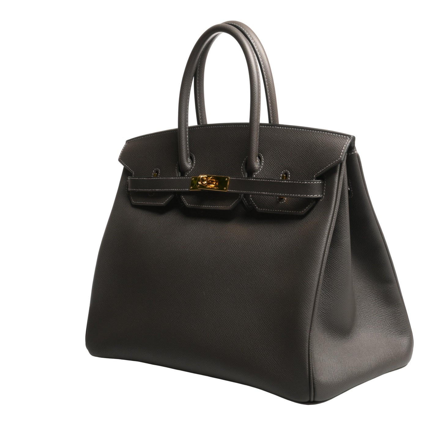 HERMES バーキン35 ヴォーエプソン グラファイト GP □J刻印