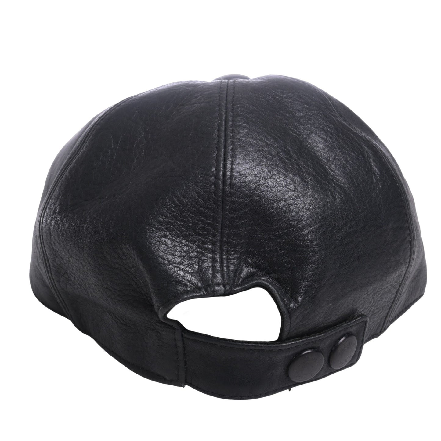 HERMES モッチ ジェットキャップ レザー 黒 60