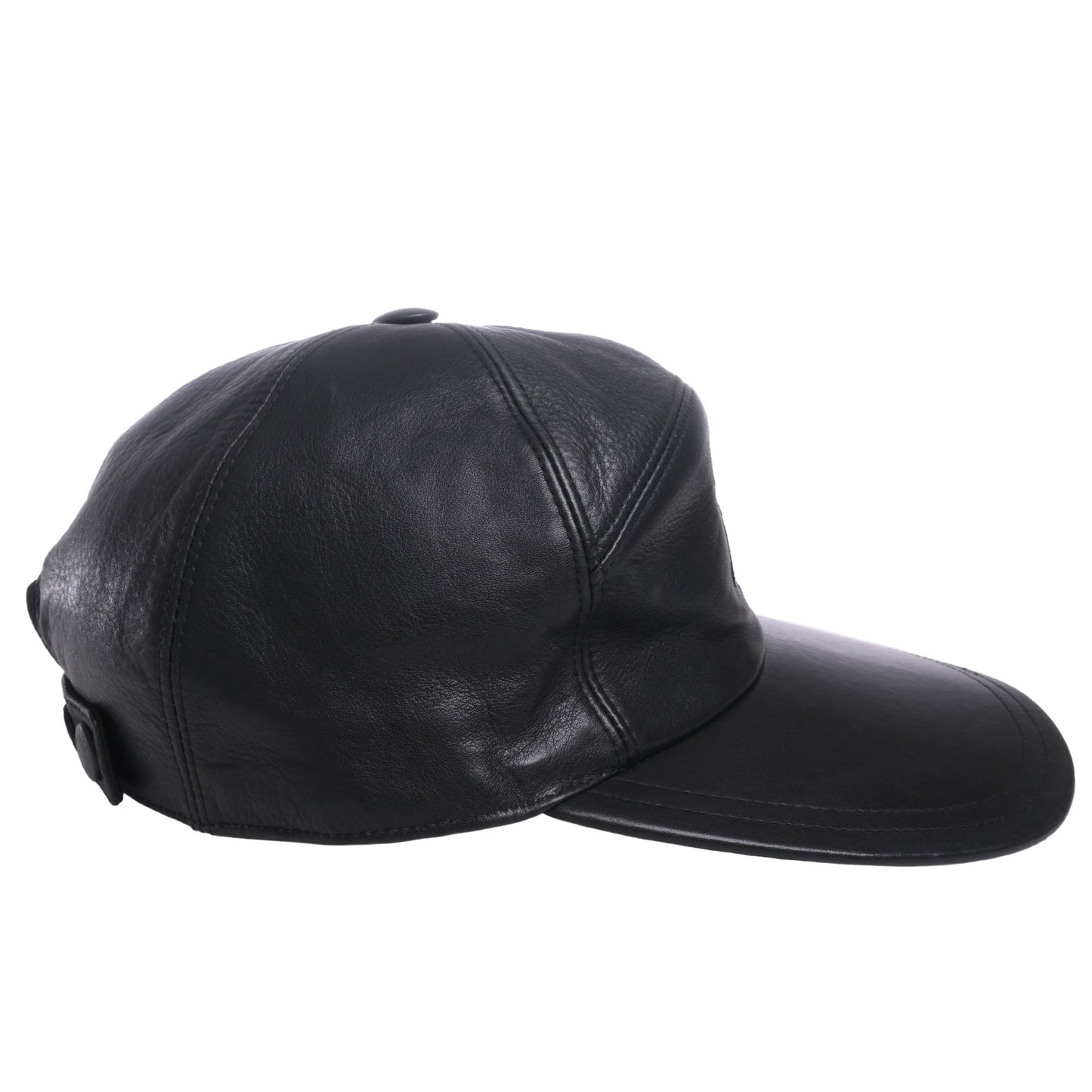 HERMES モッチ ジェットキャップ レザー 黒 60