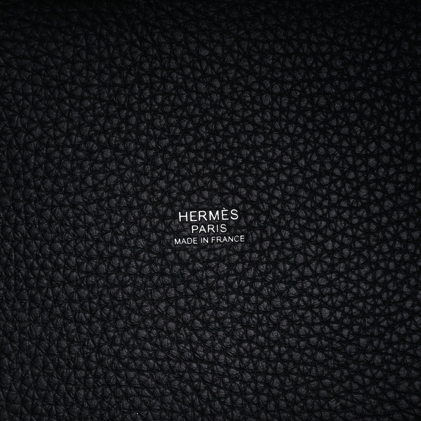 HERMES ピコタンロックPM トリヨンクレマンス 黒 SS W刻印