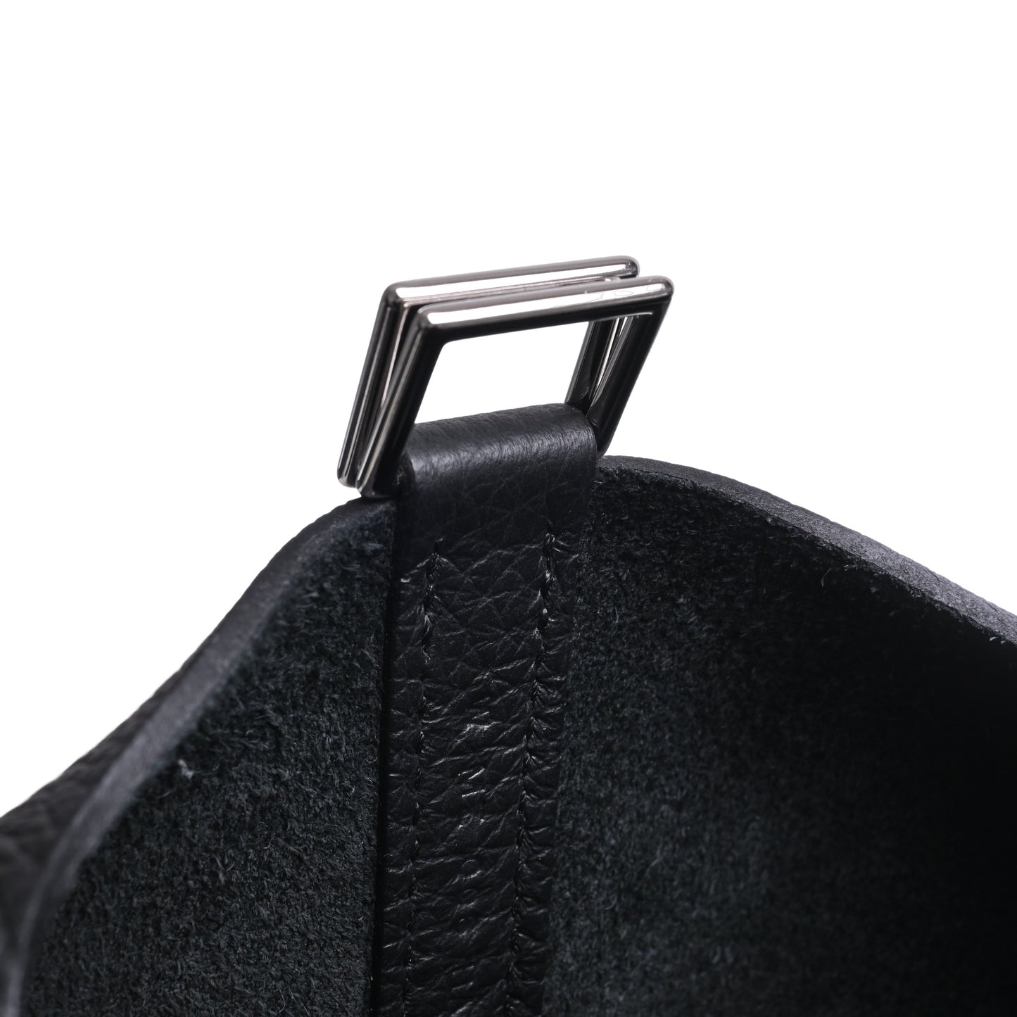 HERMES ピコタンロックPM トリヨンクレマンス 黒 SS W刻印