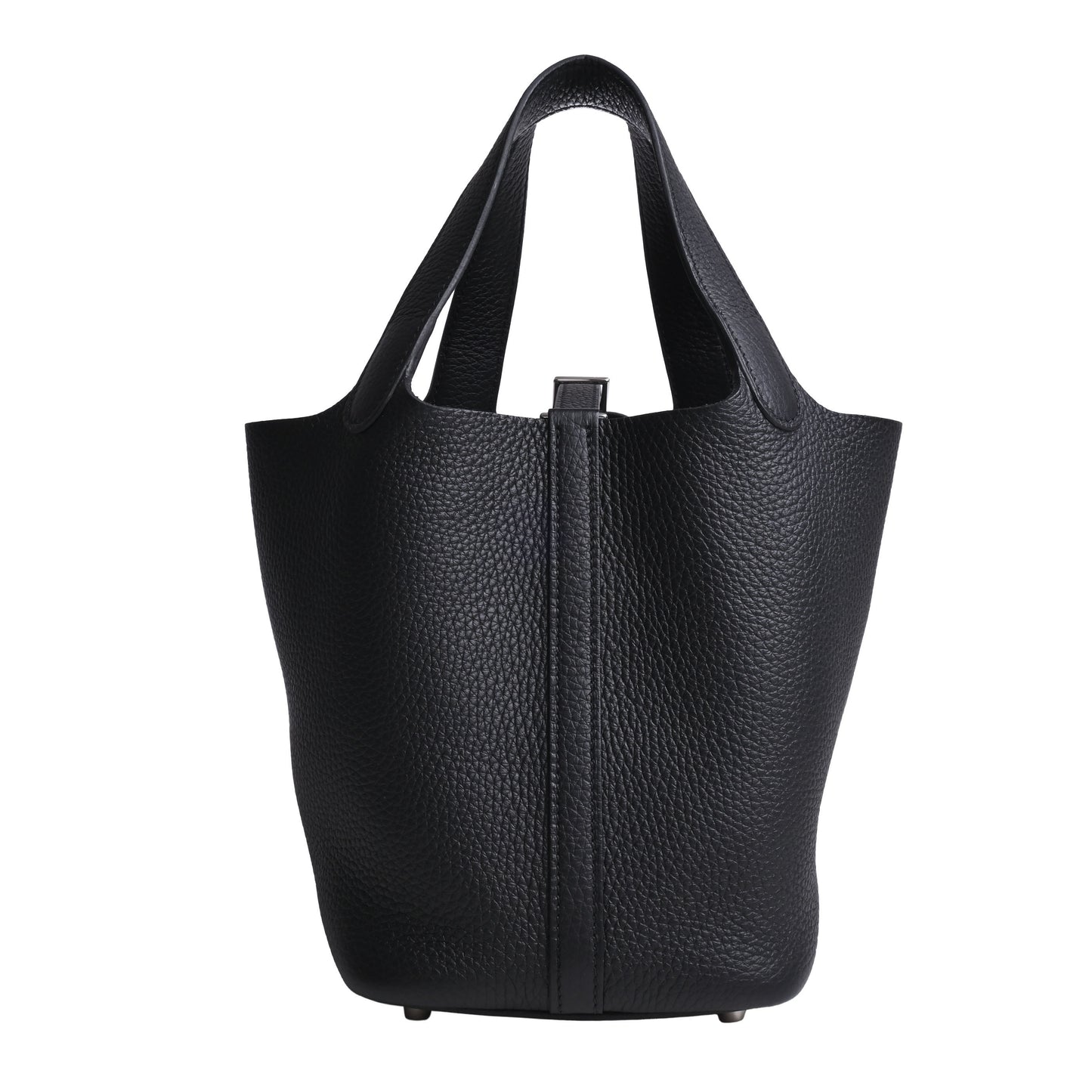 HERMES ピコタンロックPM トリヨンクレマンス 黒 SS W刻印
