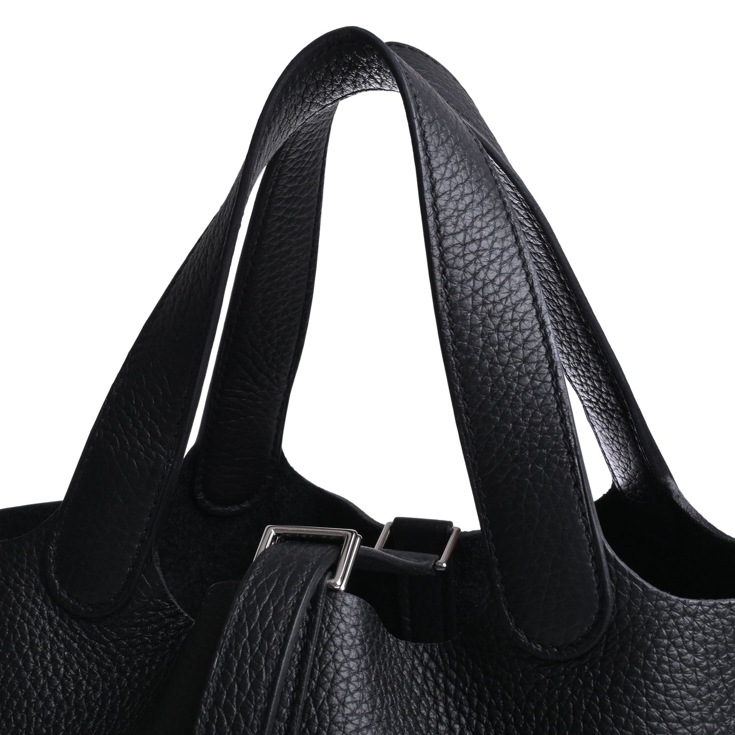 HERMES ピコタンロックPM トリヨンクレマンス 黒 SS W刻印
