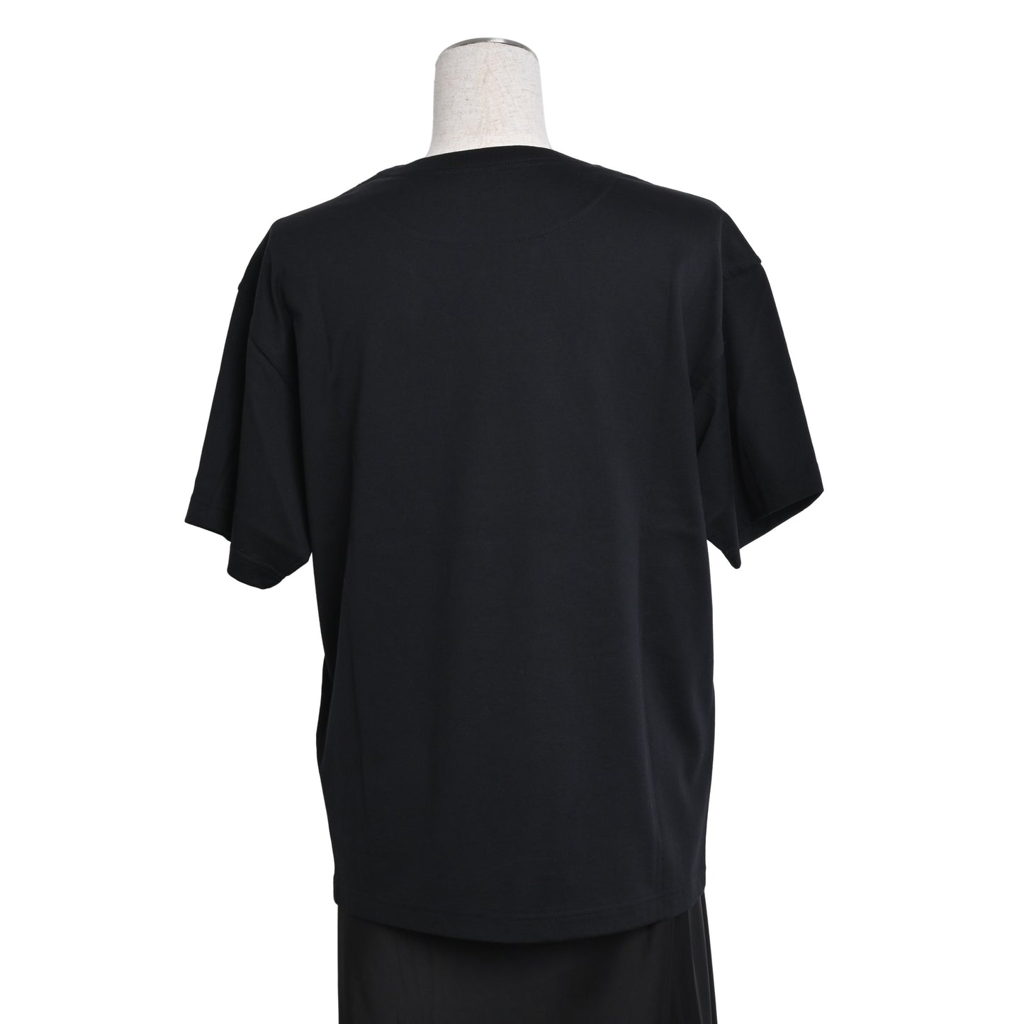 HERMES Tシャツ ロゴプリント コットン 黒 36