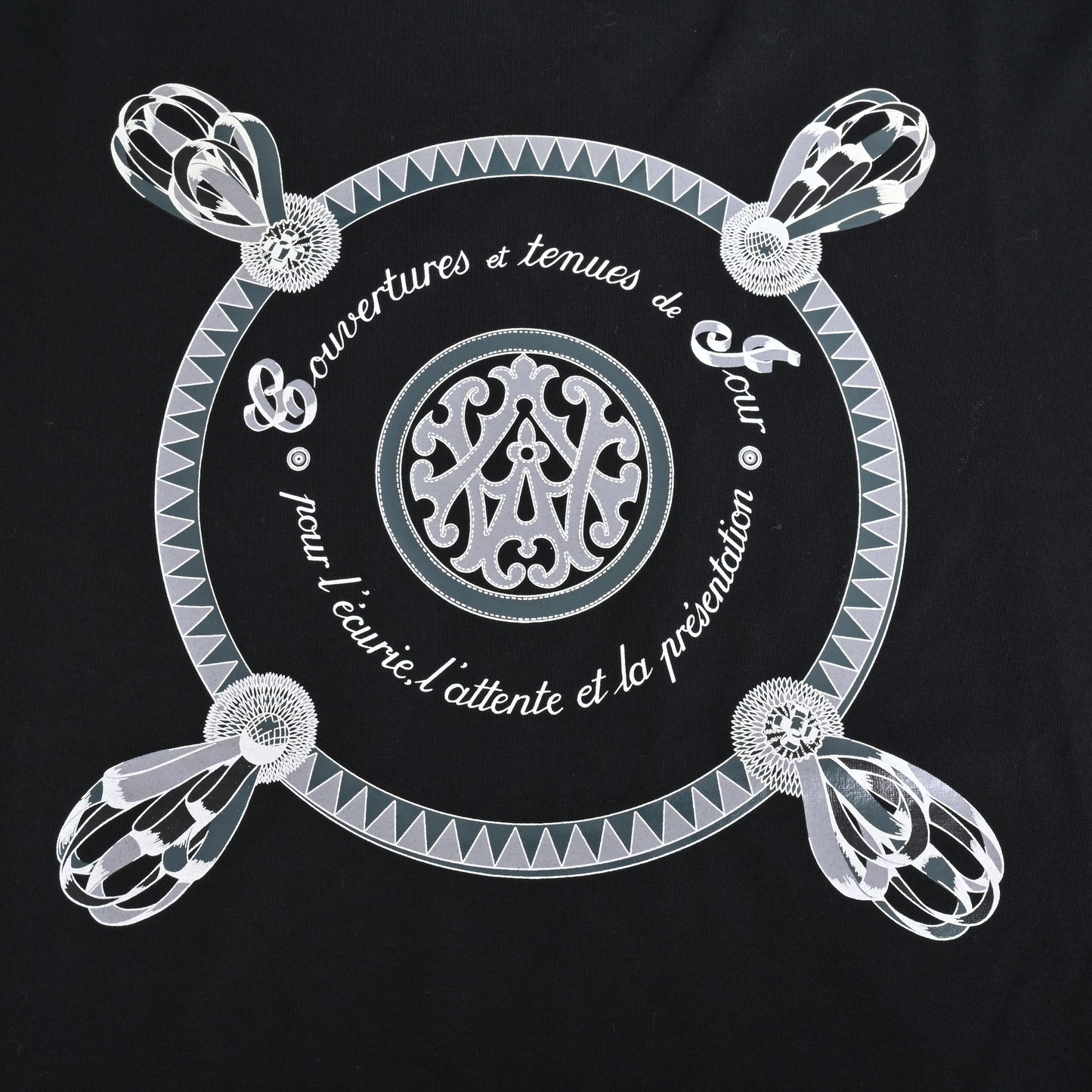 T-shirt logo print cotton black 36