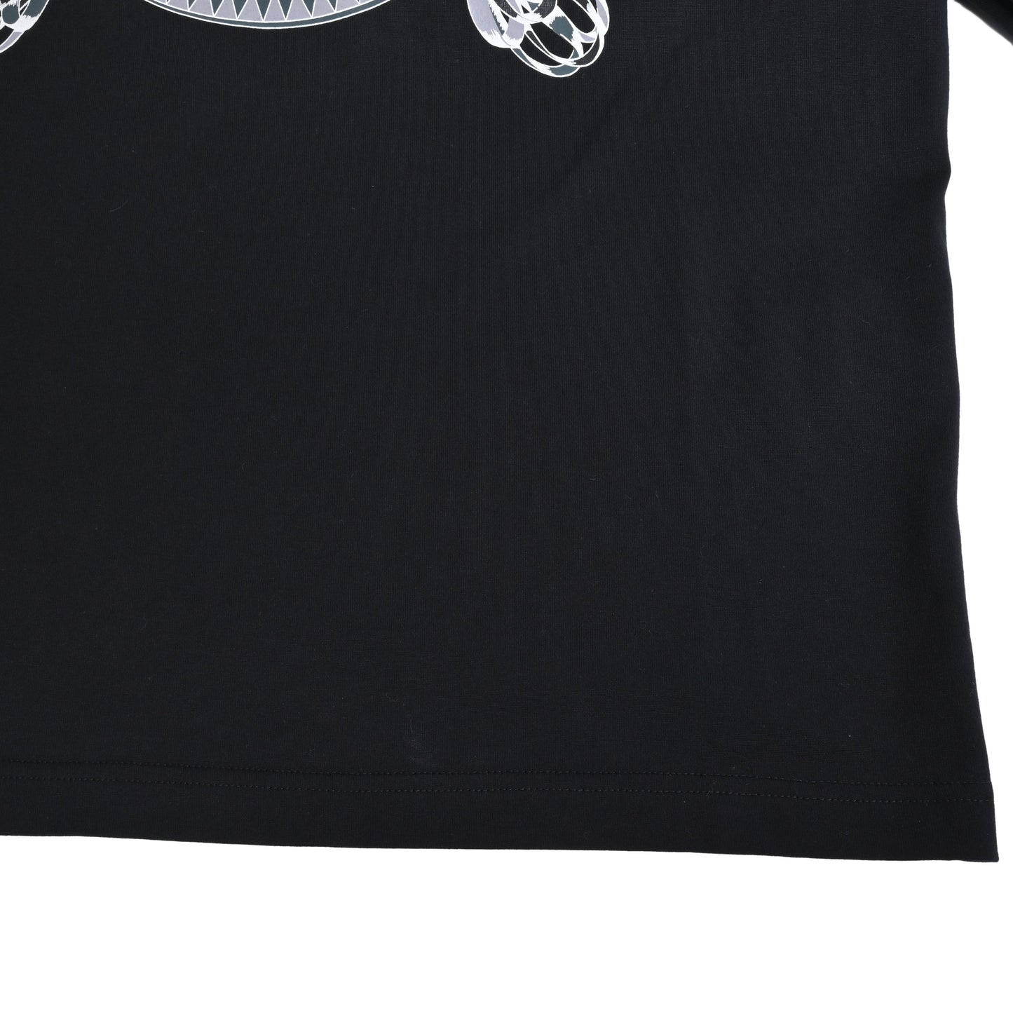 HERMES Tシャツ ロゴプリント コットン 黒 36