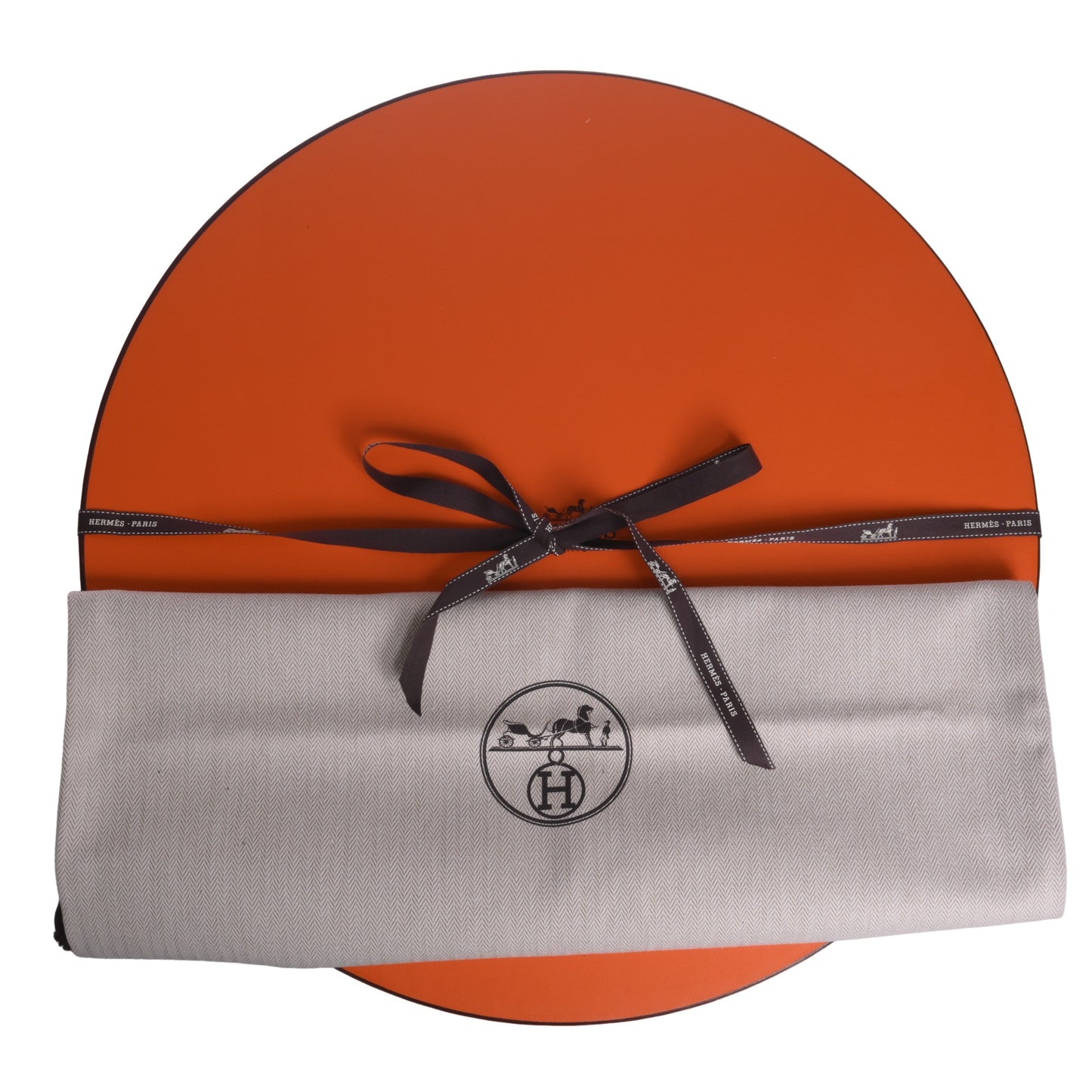 HERMES ストローハット 式典用馬勒 ストロー 黒 59