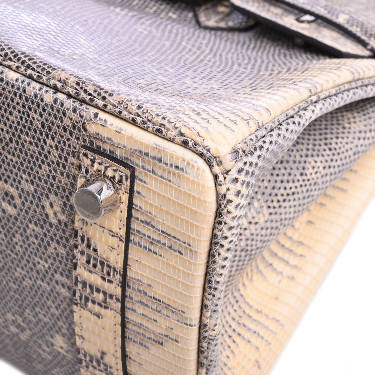 Birkin 25 Lizard Natura Ombre SS □N engraved
