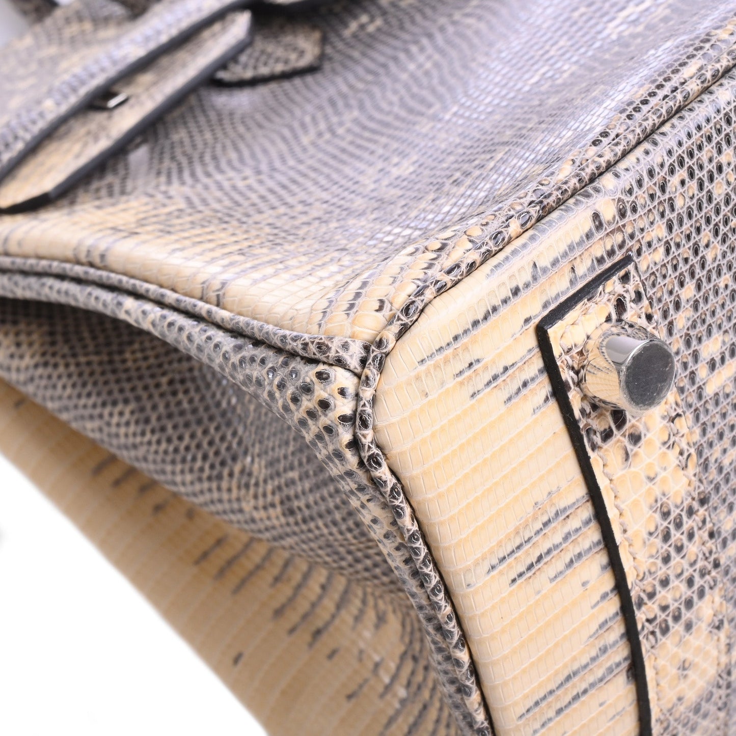 Birkin 25 Lizard Natura Ombre SS □N engraved