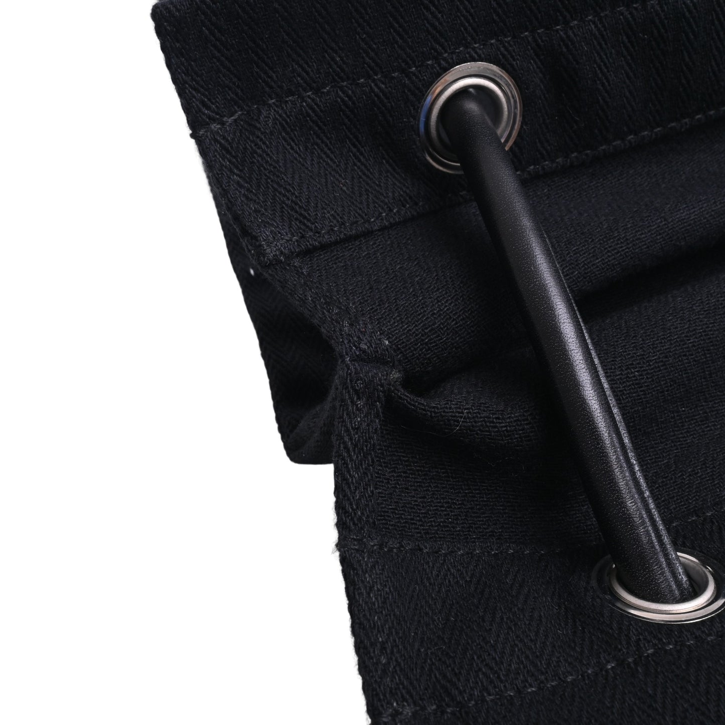 HERMES アリーヌMM トワルシェブロン 黒 ◻︎P刻印