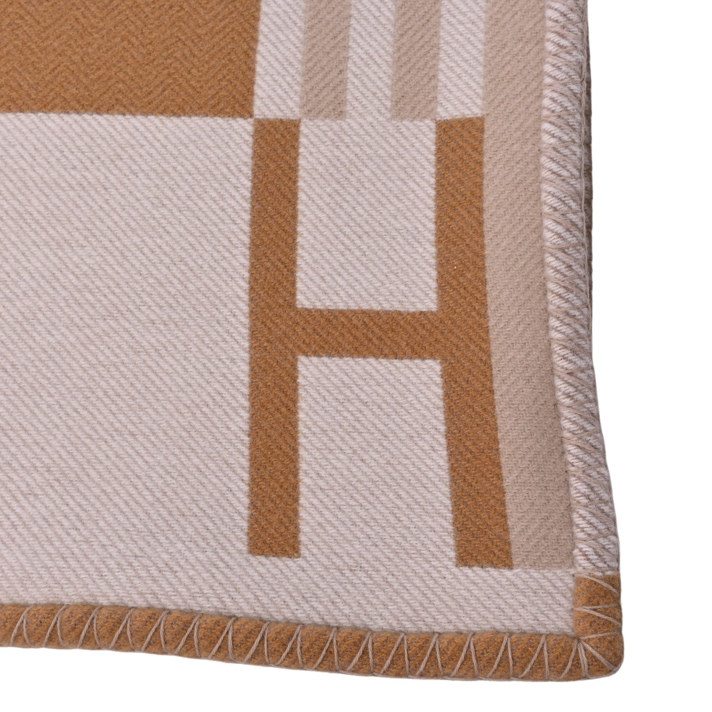 HERMES アヴァロン 毛 カシミヤ ベージュ