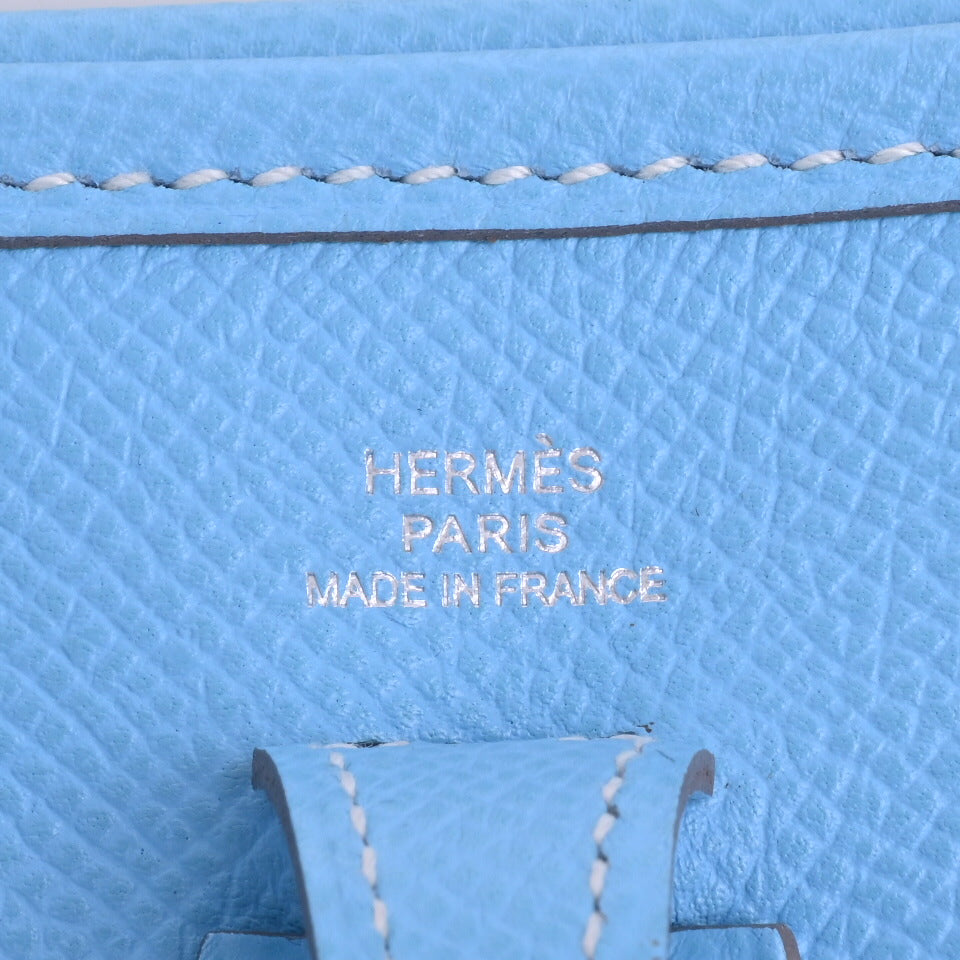 HERMES エヴリン1TPM ヴォーエプソン セレスト SS □JO刻印