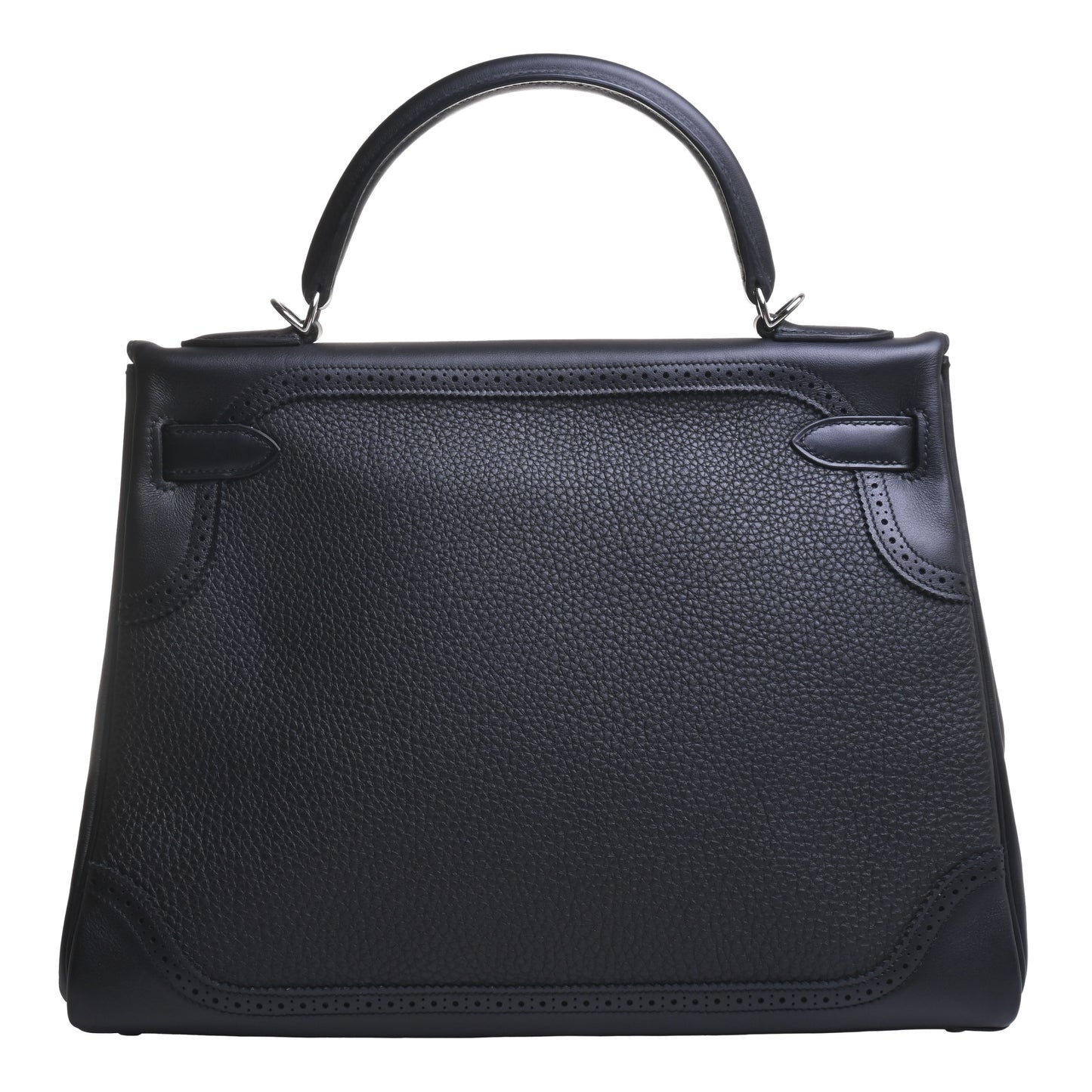 HERMES ケリー32ギリーズ トゴ ヴォースイフト 黒 SS T刻印