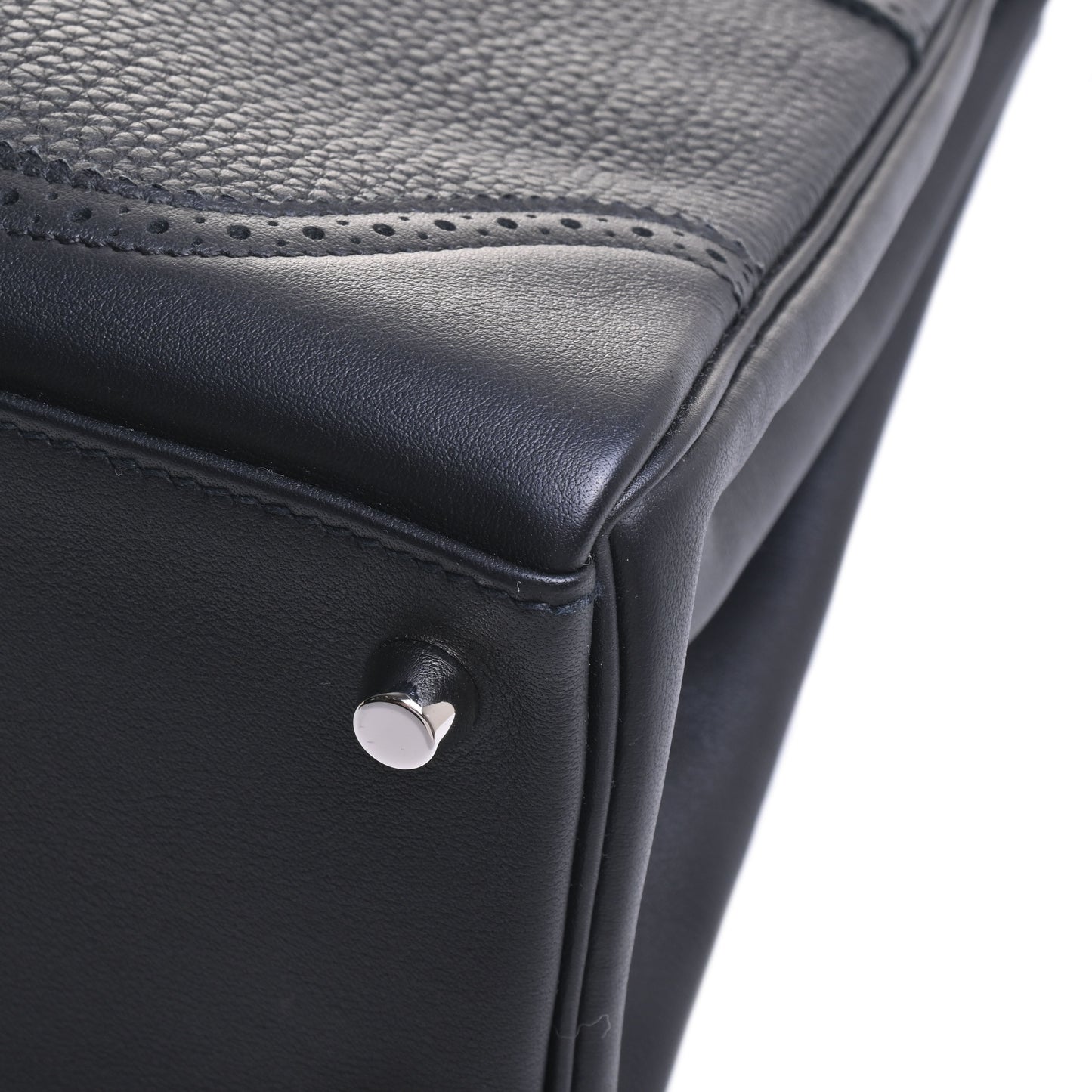HERMES ケリー32ギリーズ トゴ ヴォースイフト 黒 SS T刻印