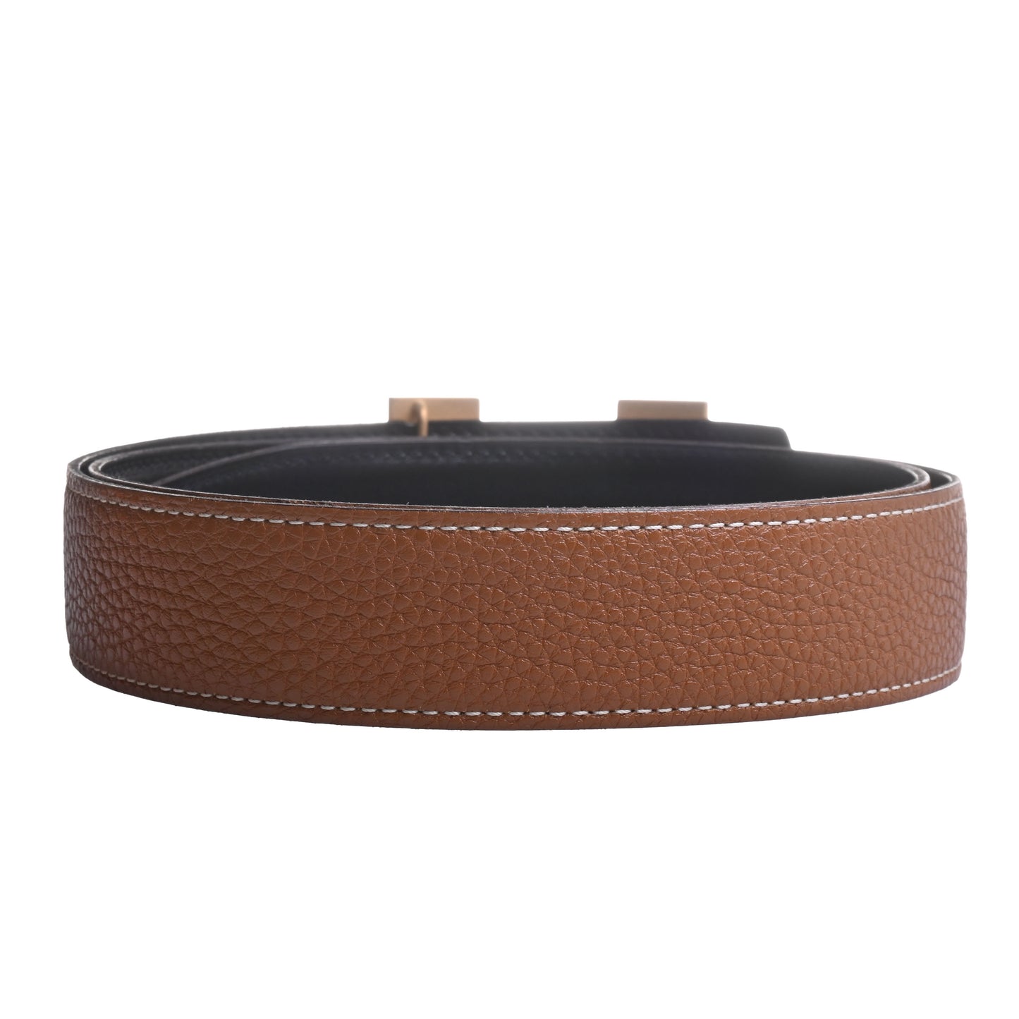 HERMES Hベルト85 トゴ ブラウン GP □I刻印