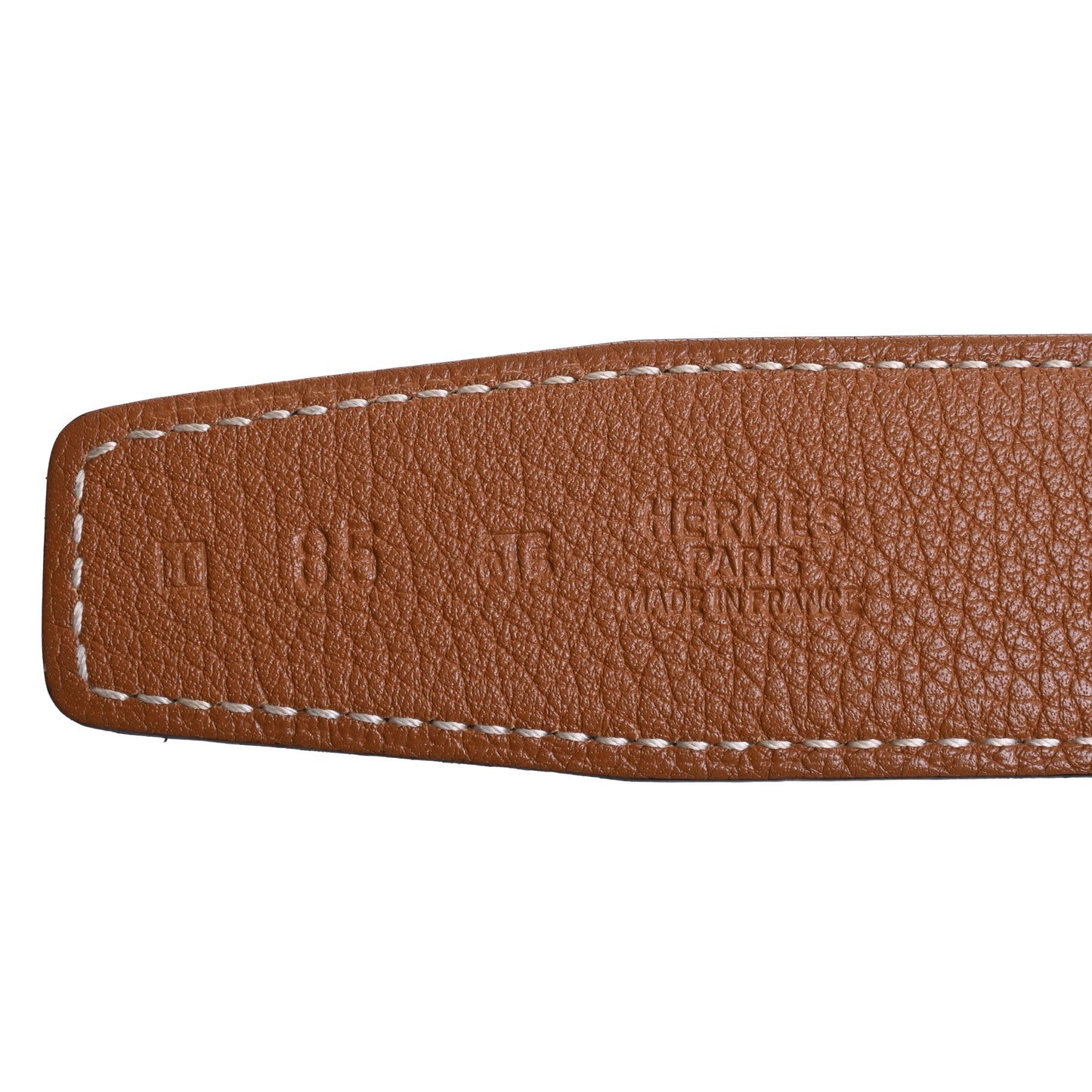 HERMES Hベルト85 トゴ ブラウン GP □I刻印