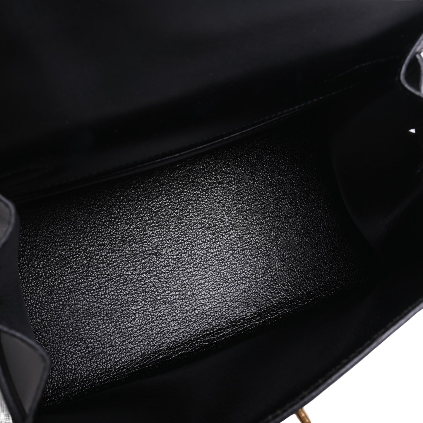 HERMES ミニケリー スタッズ ボックスカーフ 黒 GP 〇X刻印