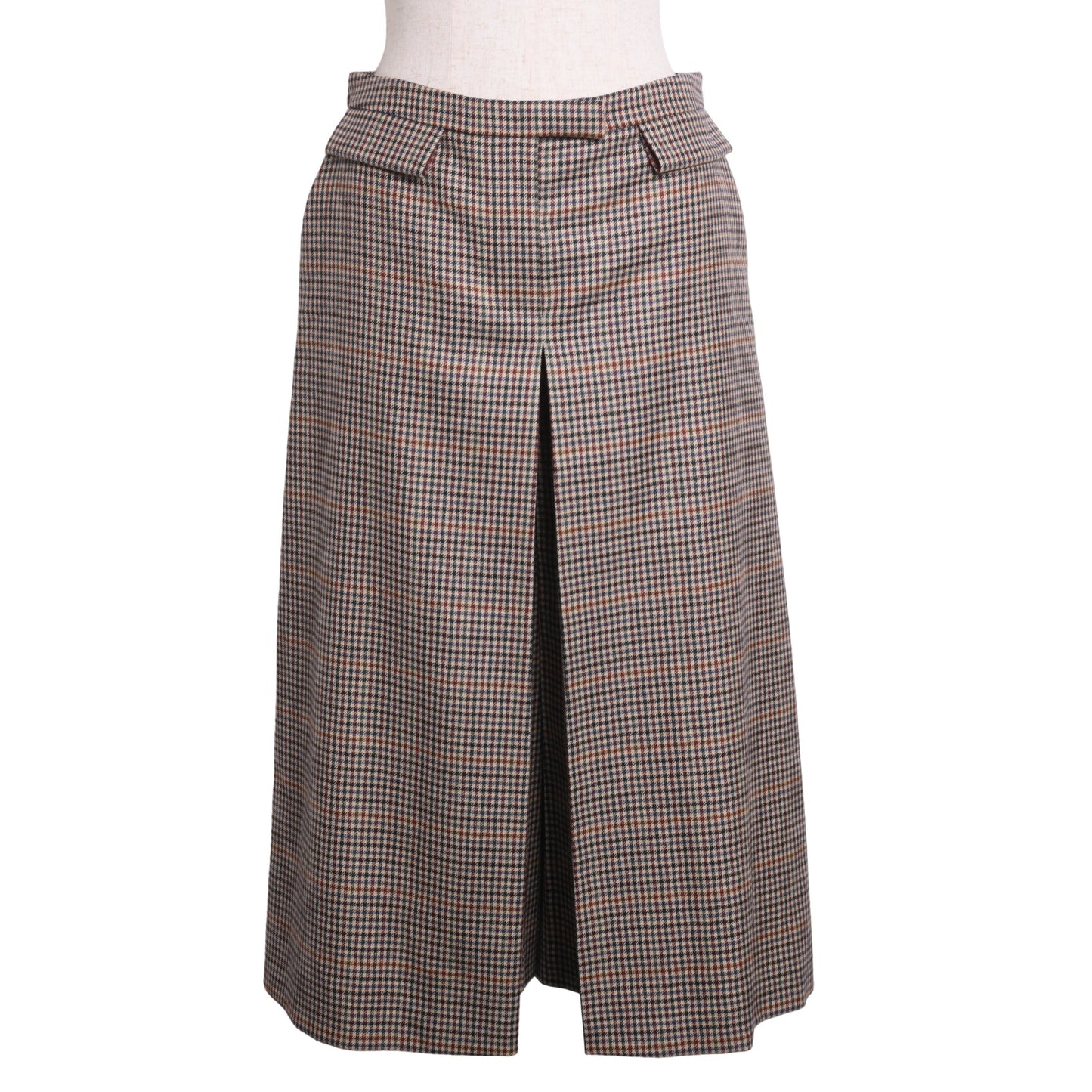 Culottes wool check beige 36