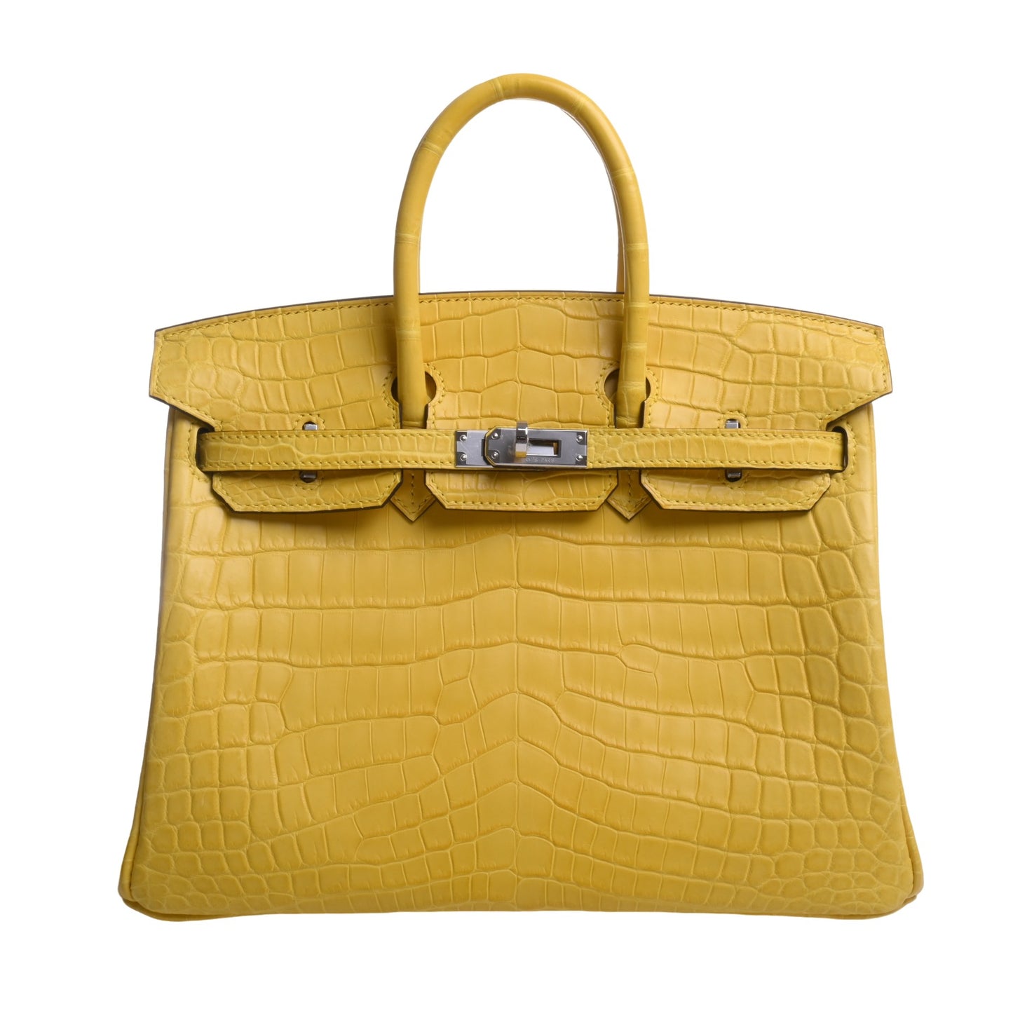 HERMES バーキン25 ニロティカスマット ミモザ SS B刻印