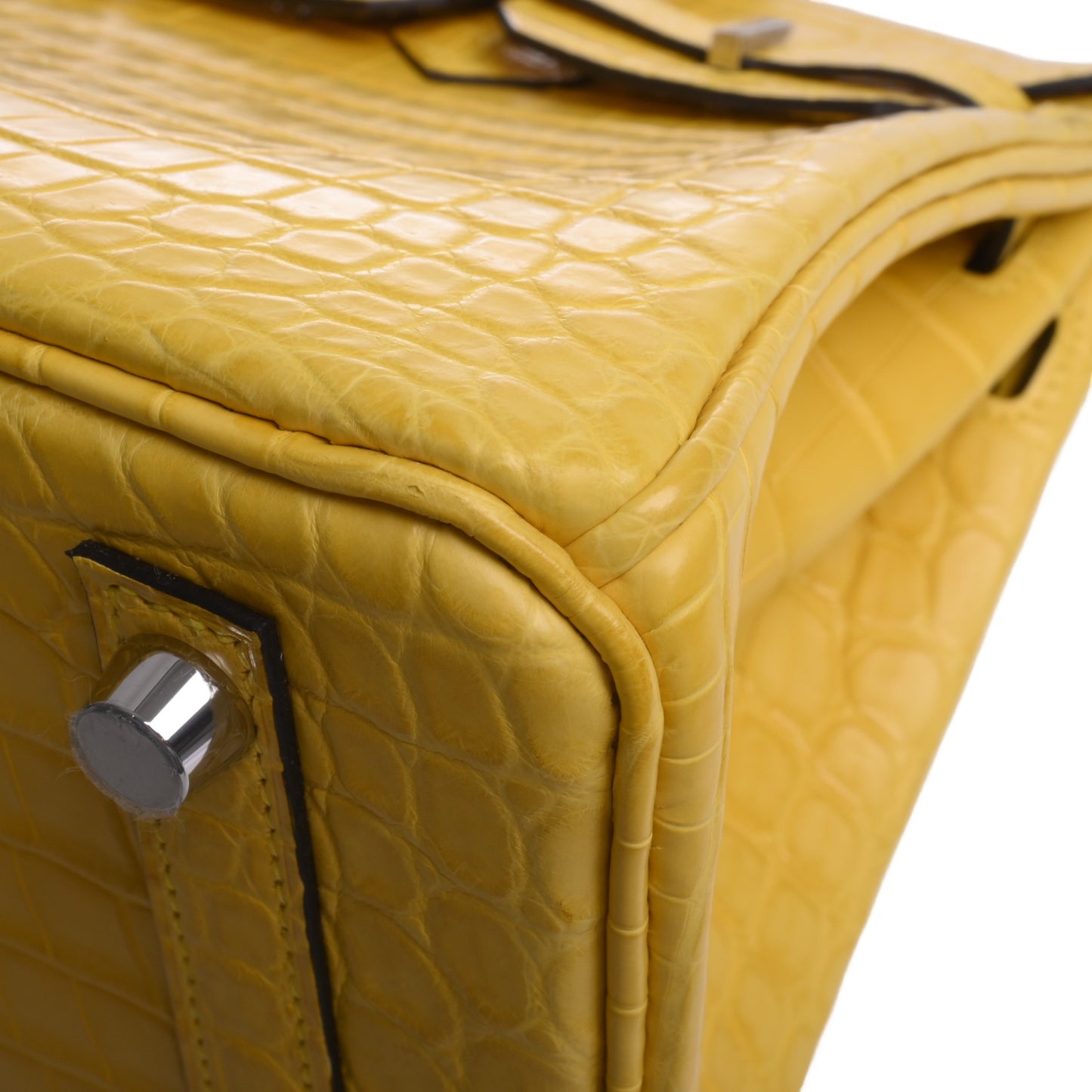 HERMES バーキン25 ニロティカスマット ミモザ SS B刻印