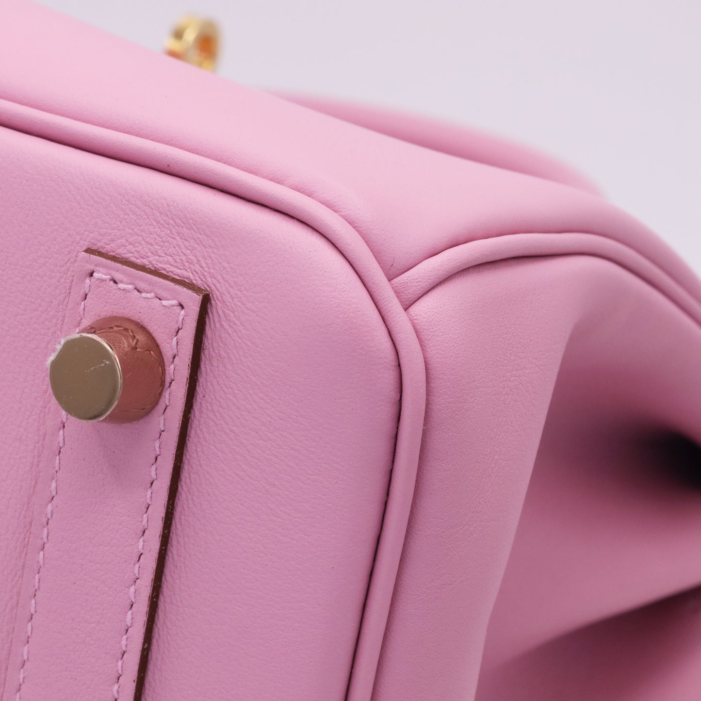 Birkin 25 Voor Swift Mauve Silvestle PG B engraved