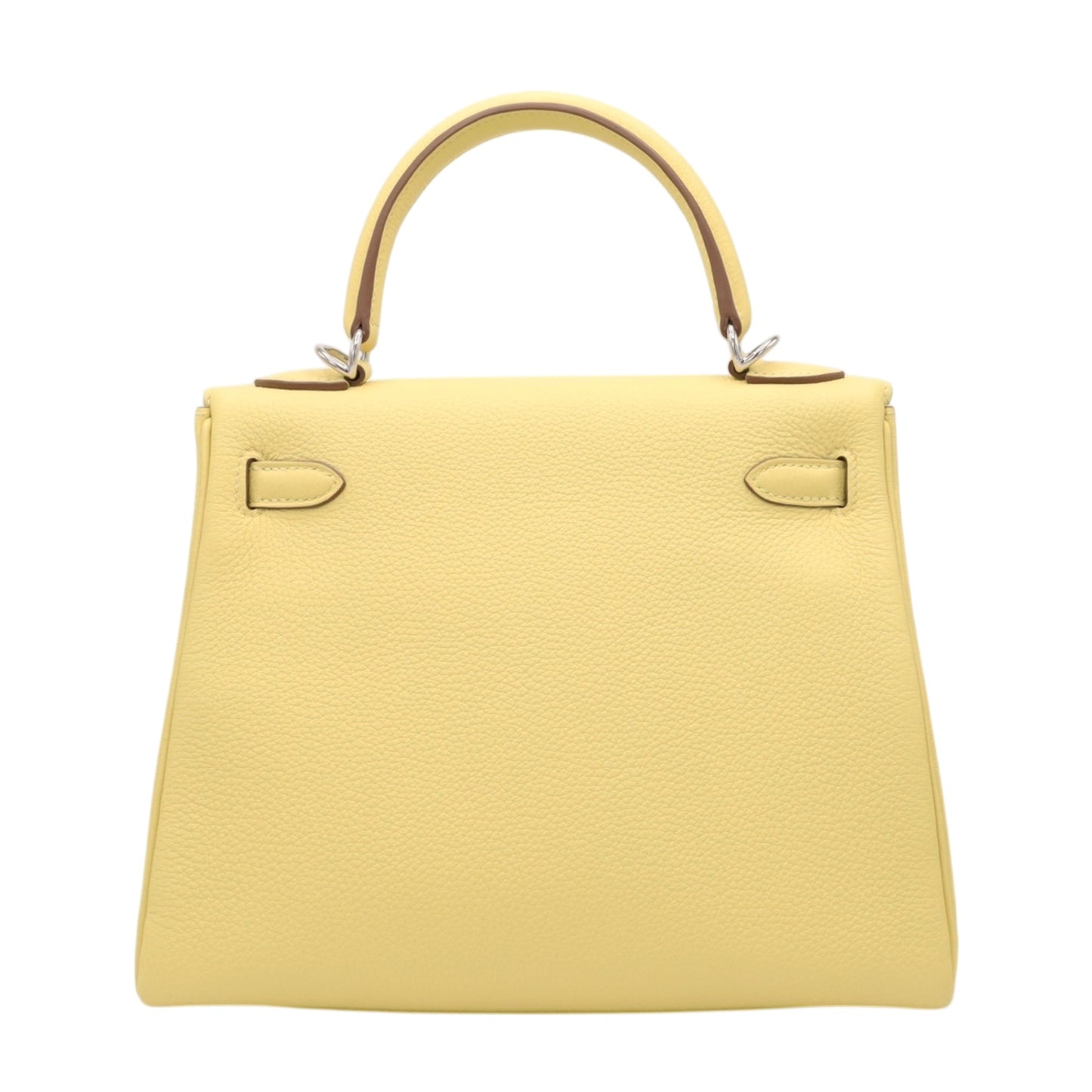 Kelly 25 Togo Jaune Pussant SS B engraved