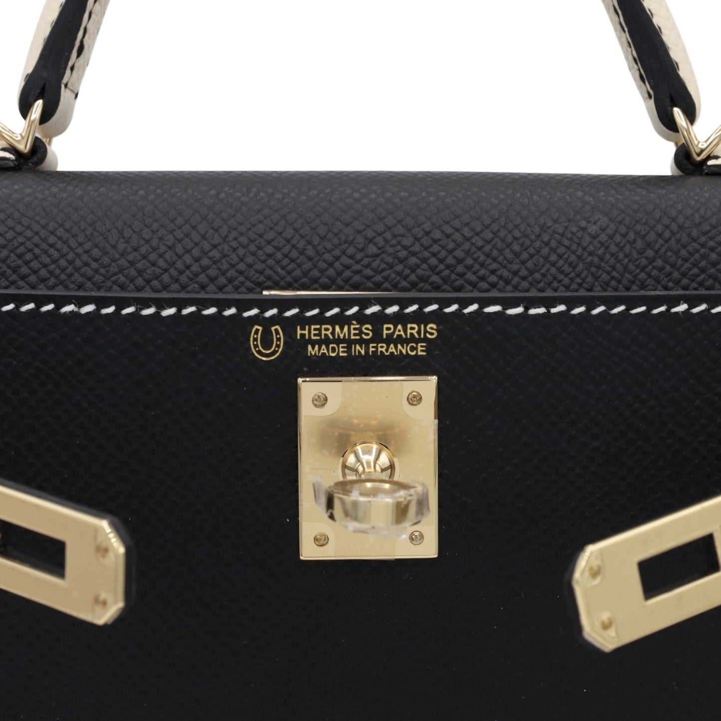 Mini Kelly 2 Personal Order Vaud Epson Black Cre Champagne Gold Hardware W Engraved