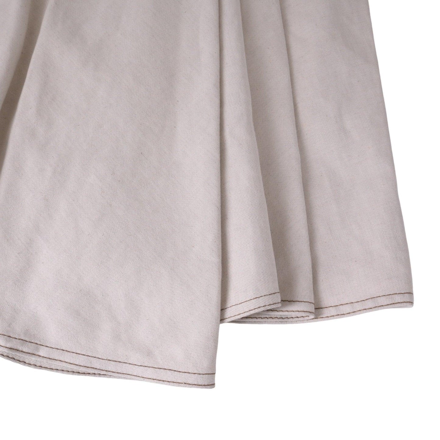 プリーツスカート コットン ホワイト 36