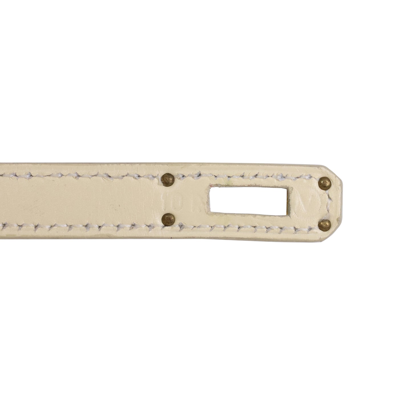 Mini Kelly Crinolan Box Calf Beige GP 〇V Engraved