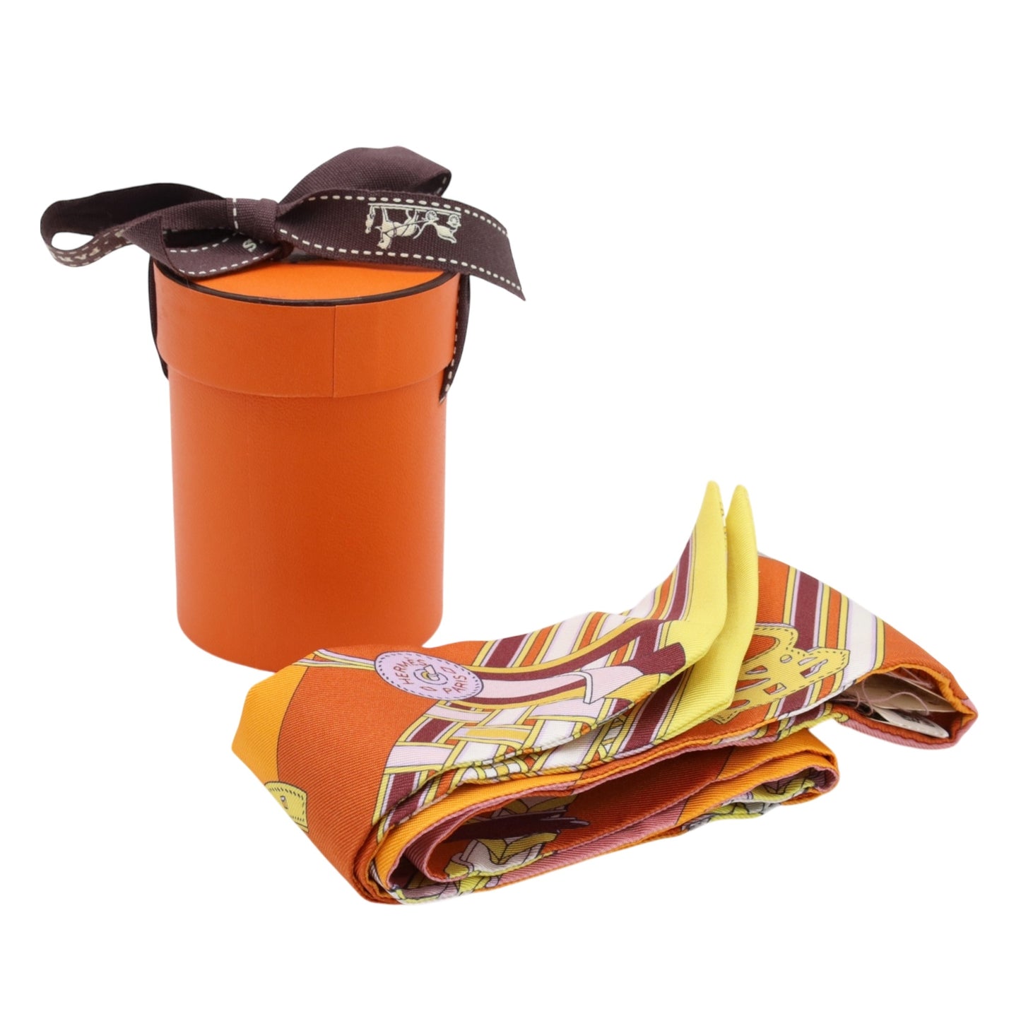 ツイリー 馬鞍トチャーム シルク オレンジ