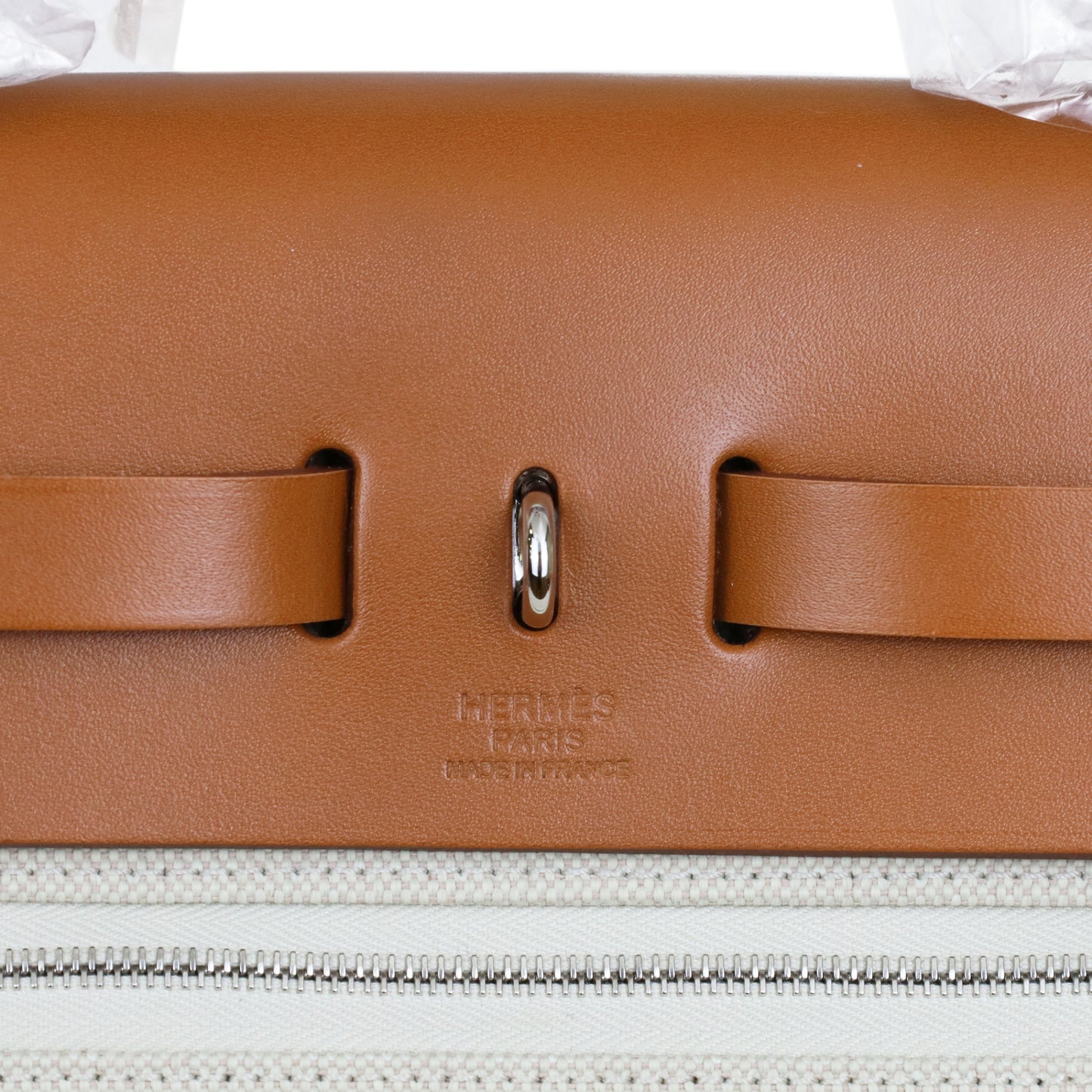 Ale Bag Zip 31PM Toile Officer Vash Hunter Forbe SS B engraved