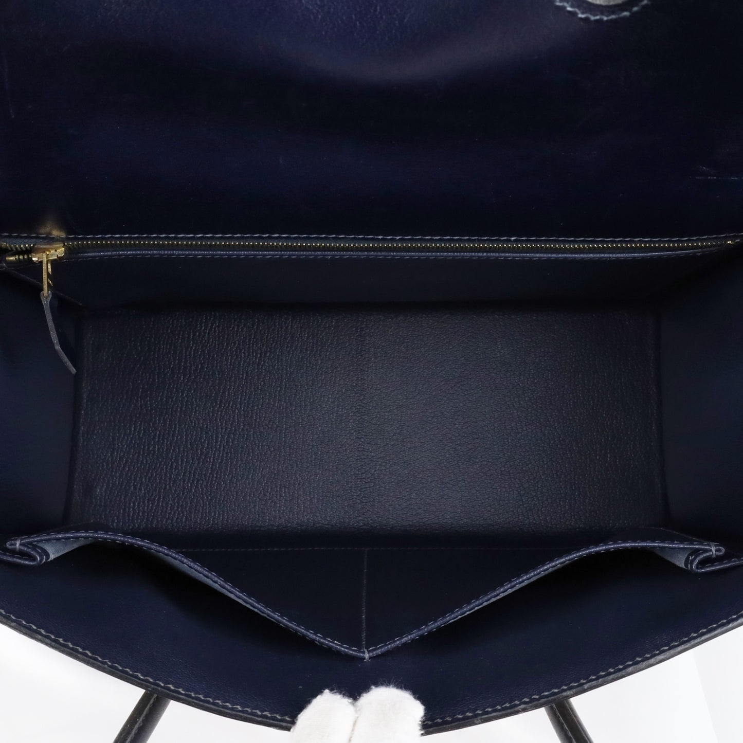 ドラッグ30 トワルアッシュ ボックスカーフ ネイビー GP □K刻印