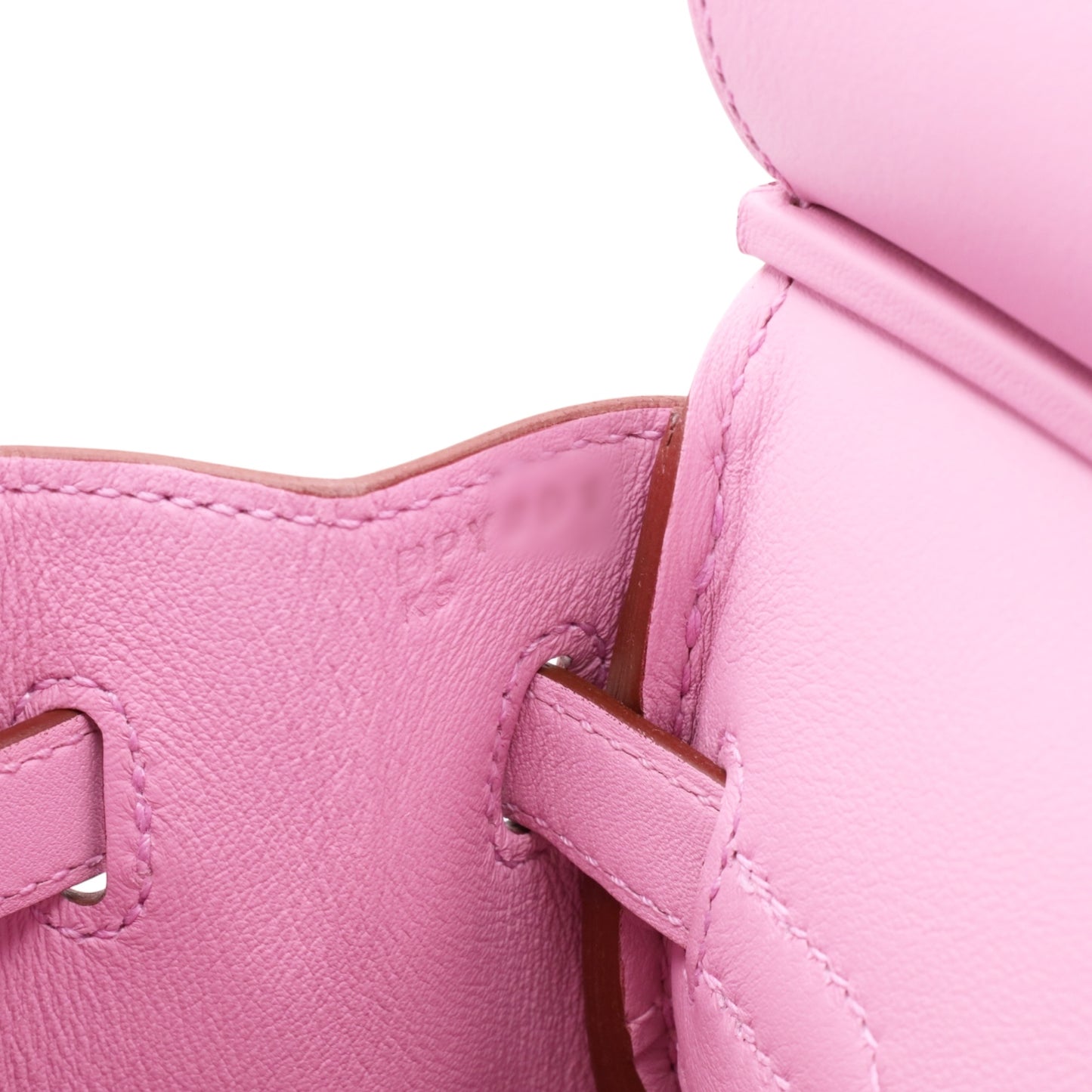 Birkin 25 Voor Swift Mauve Silvestle PG B engraved