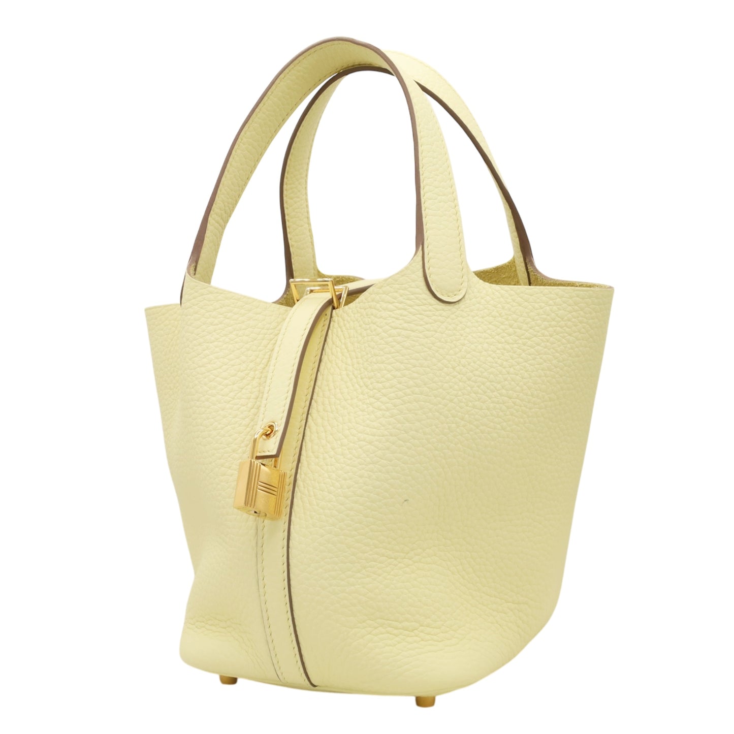 Picotin Lock PM Torillon Clemence Jaune Milton GP W engraved