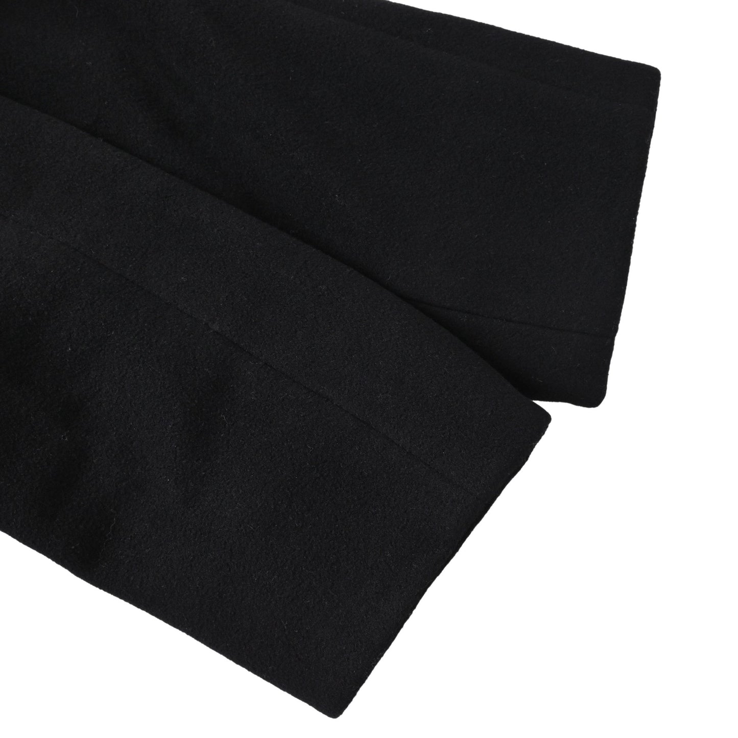 ベルテッドコート カシミヤ ブラック 40