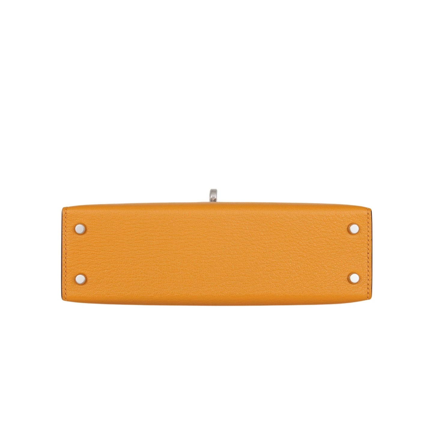 Mini Kelly 2 Chevre Mutard SS W engraved