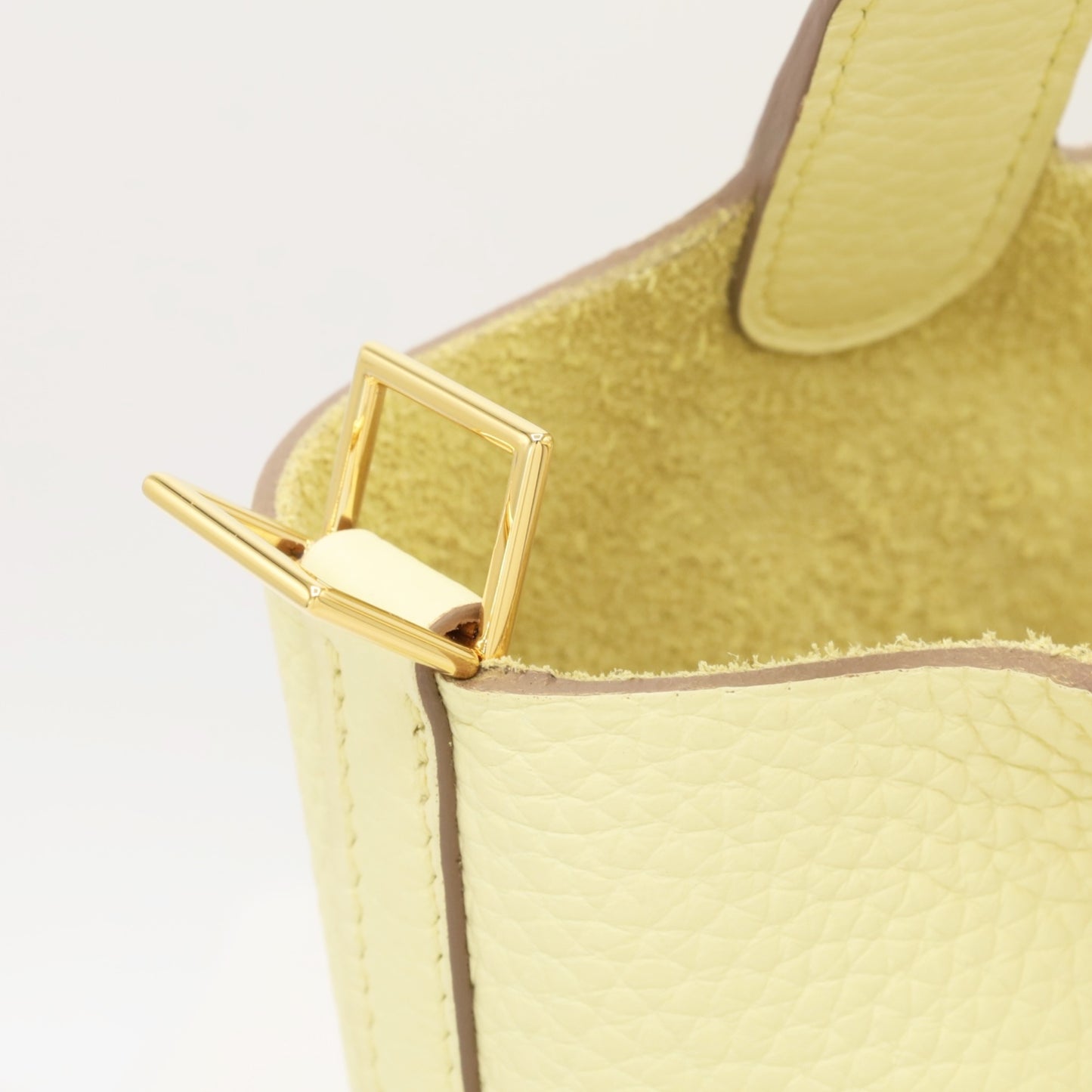 Picotin Lock PM Torillon Clemence Jaune Milton GP W engraved