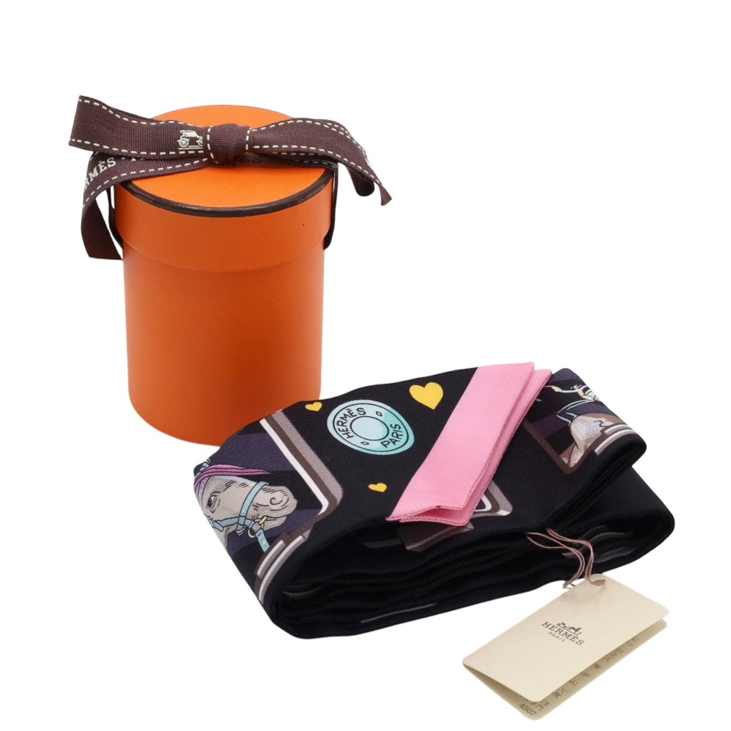 ツイリー エルメス・ストーリー シルク ブラック