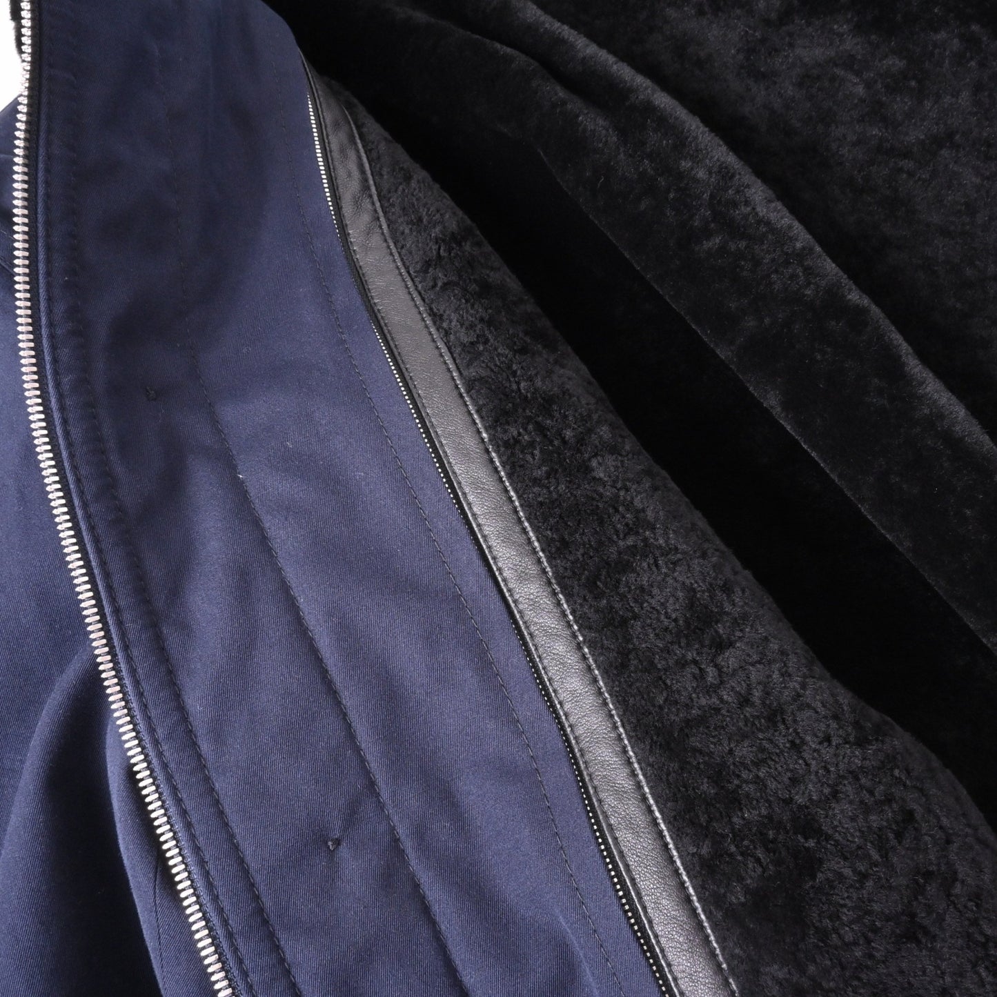 ライナー付きブルゾン コットン ネイビー 52