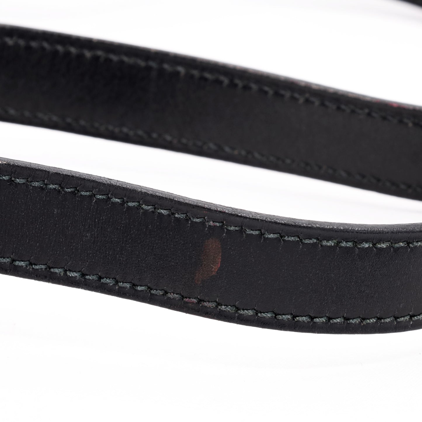 カデナロック ショルダーバッグ ボックスカーフ ブラック GP 〇K刻印