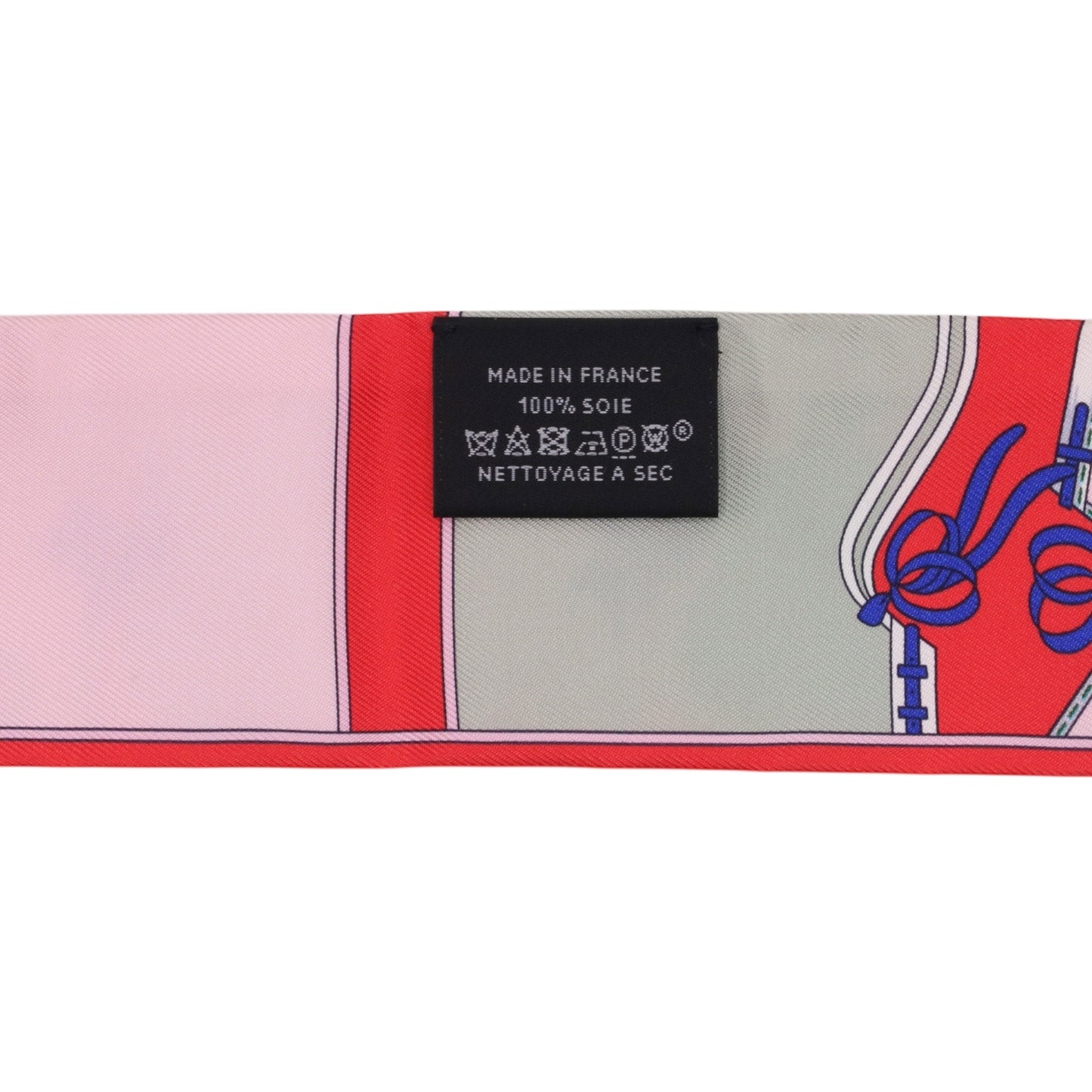 ツイリー カマイユ シルク レッド