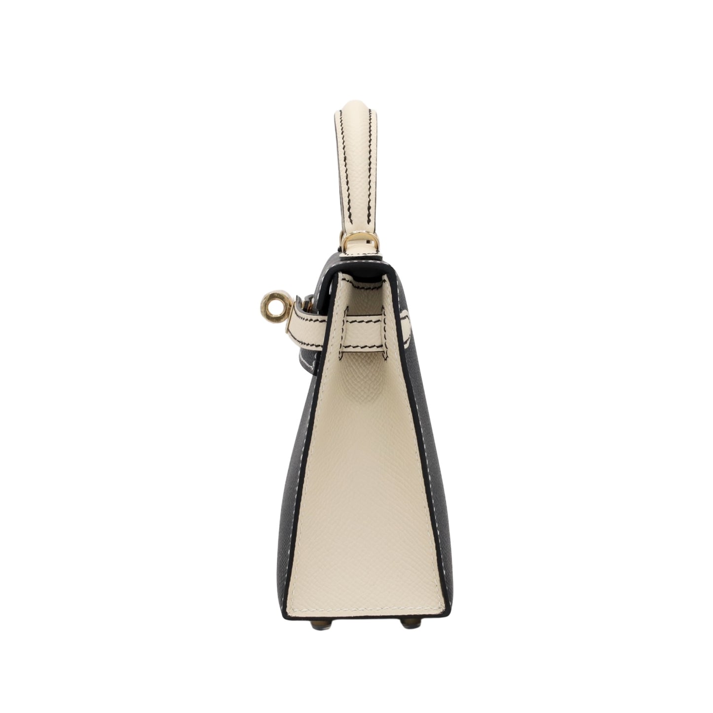 Mini Kelly 2 Personal Order Vaud Epson Black Cre Champagne Gold Hardware W Engraved