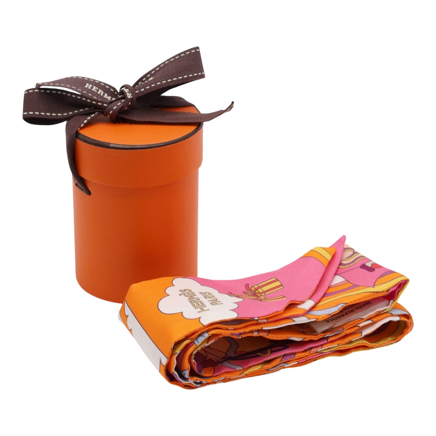 Twilly Flying Boyfriend Silk Pink Orange