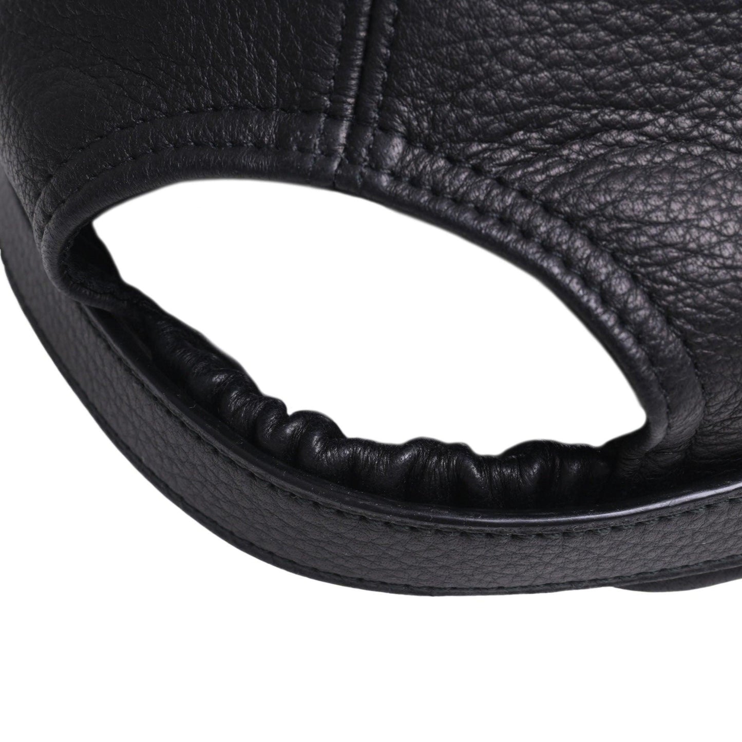 Cap Leather Black Kelly Metal Fittings SS M