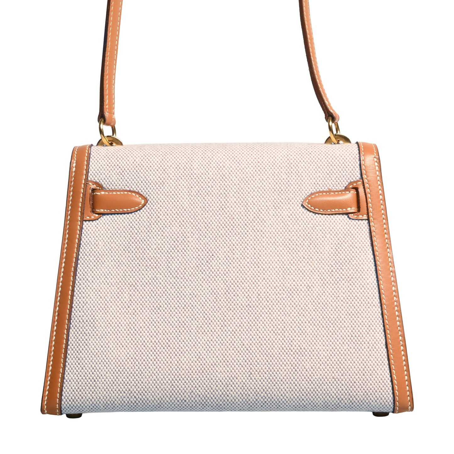 HERMES ミニケリー トワル ナチュラル GP 〇R刻印