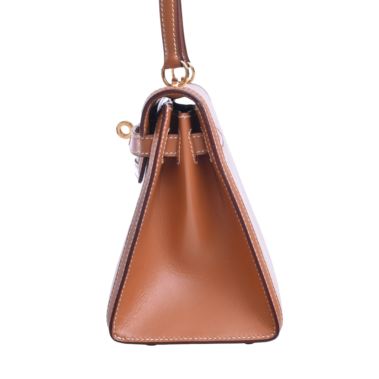 HERMES ミニケリー トワル ナチュラル GP 〇R刻印