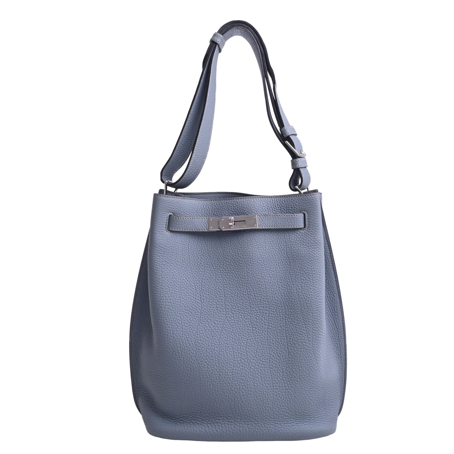 HERMES ソーケリー22 トゴ ブルーラン SS □Q刻印