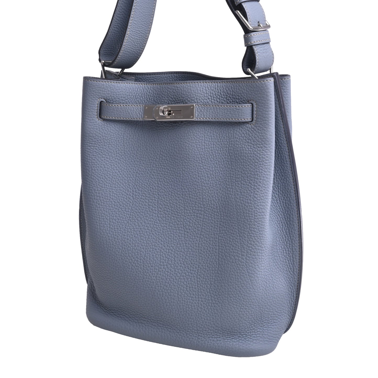 HERMES ソーケリー22 トゴ ブルーラン SS □Q刻印
